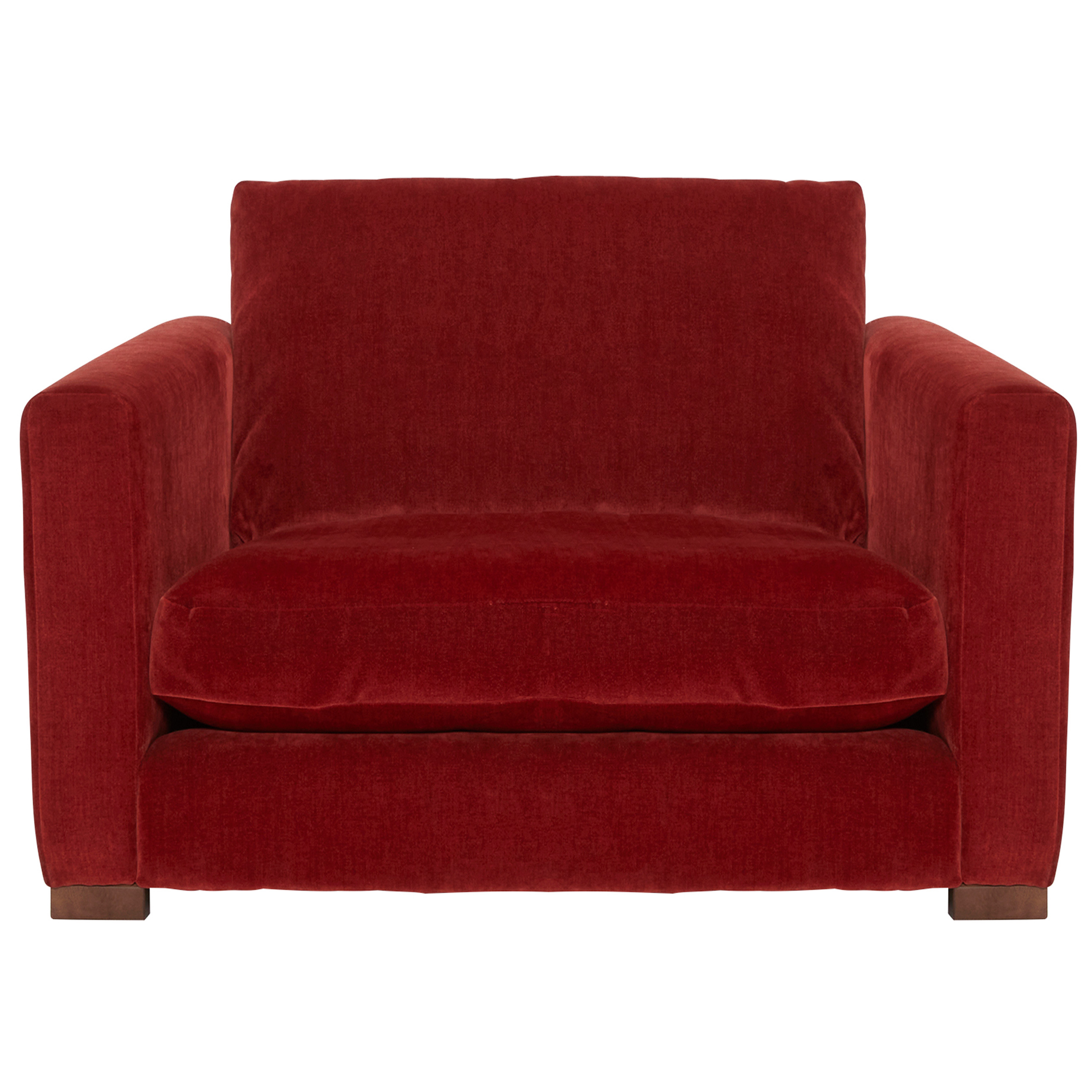 Fontella Snuggler Chair, Red Fabric | Barker & Stonehouse