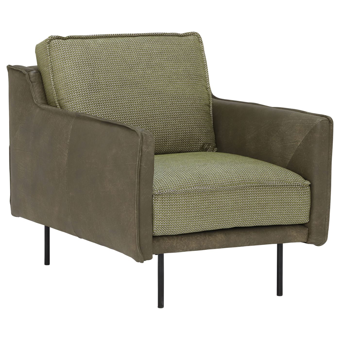 Livenza Small Armchair, Green Fabric | Barker & Stonehouse