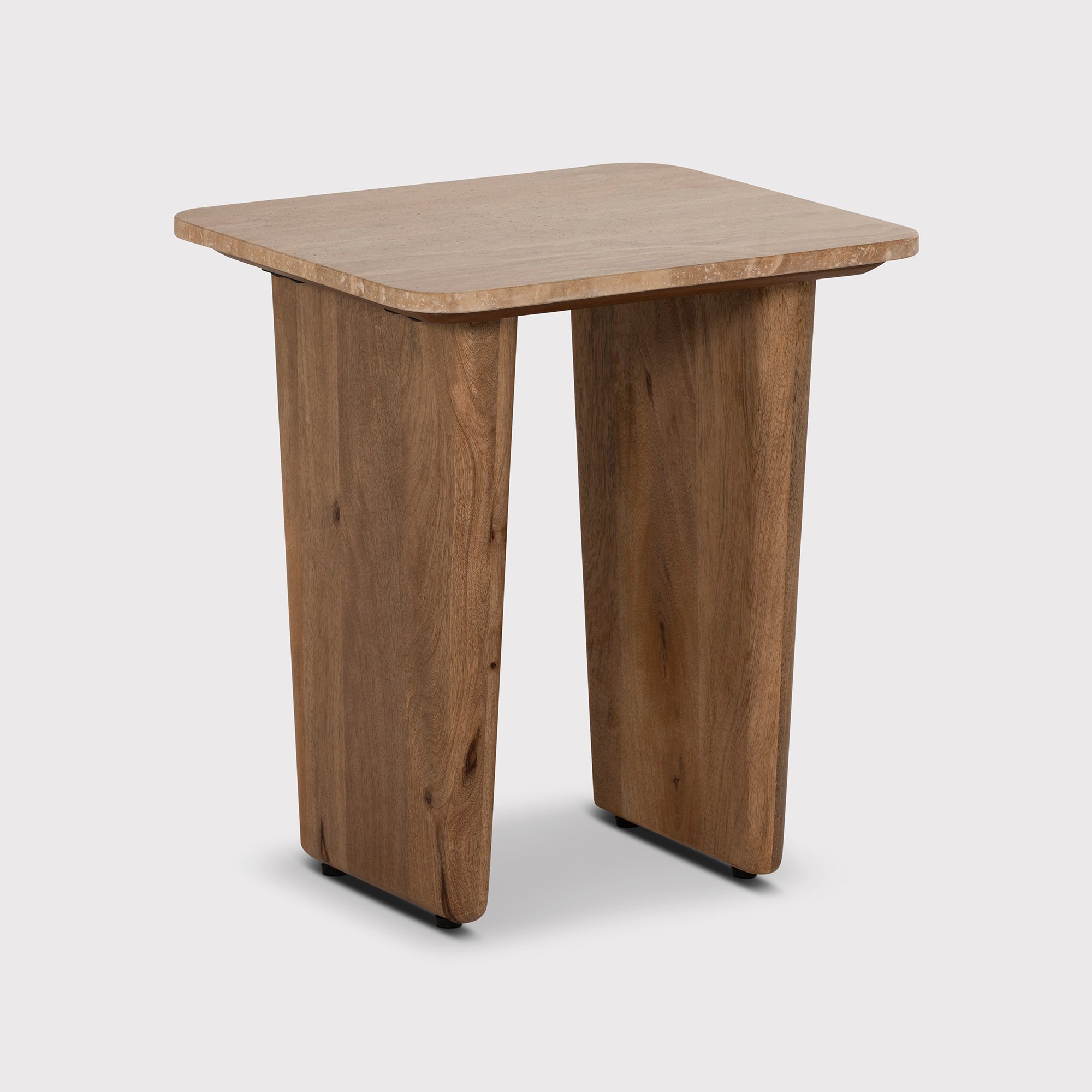 Vito Lamp Table, Wood | Barker & Stonehouse