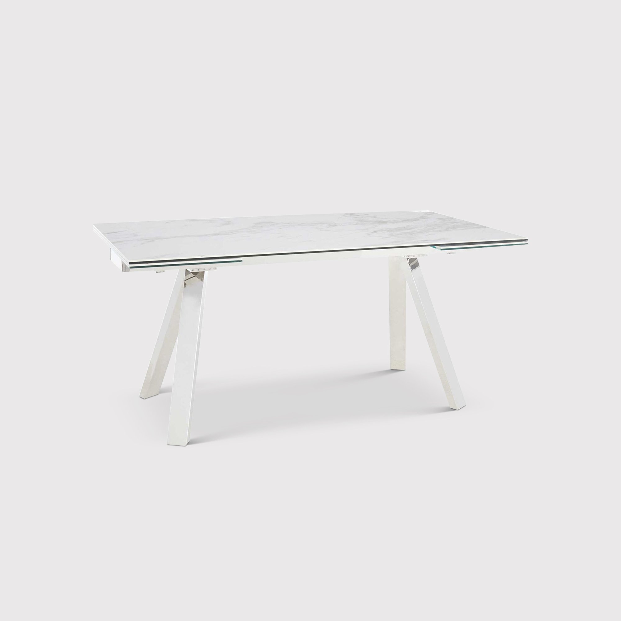 Ginostra Extending Dining Table 160(240)x90x76cm, White | Barker & Stonehouse