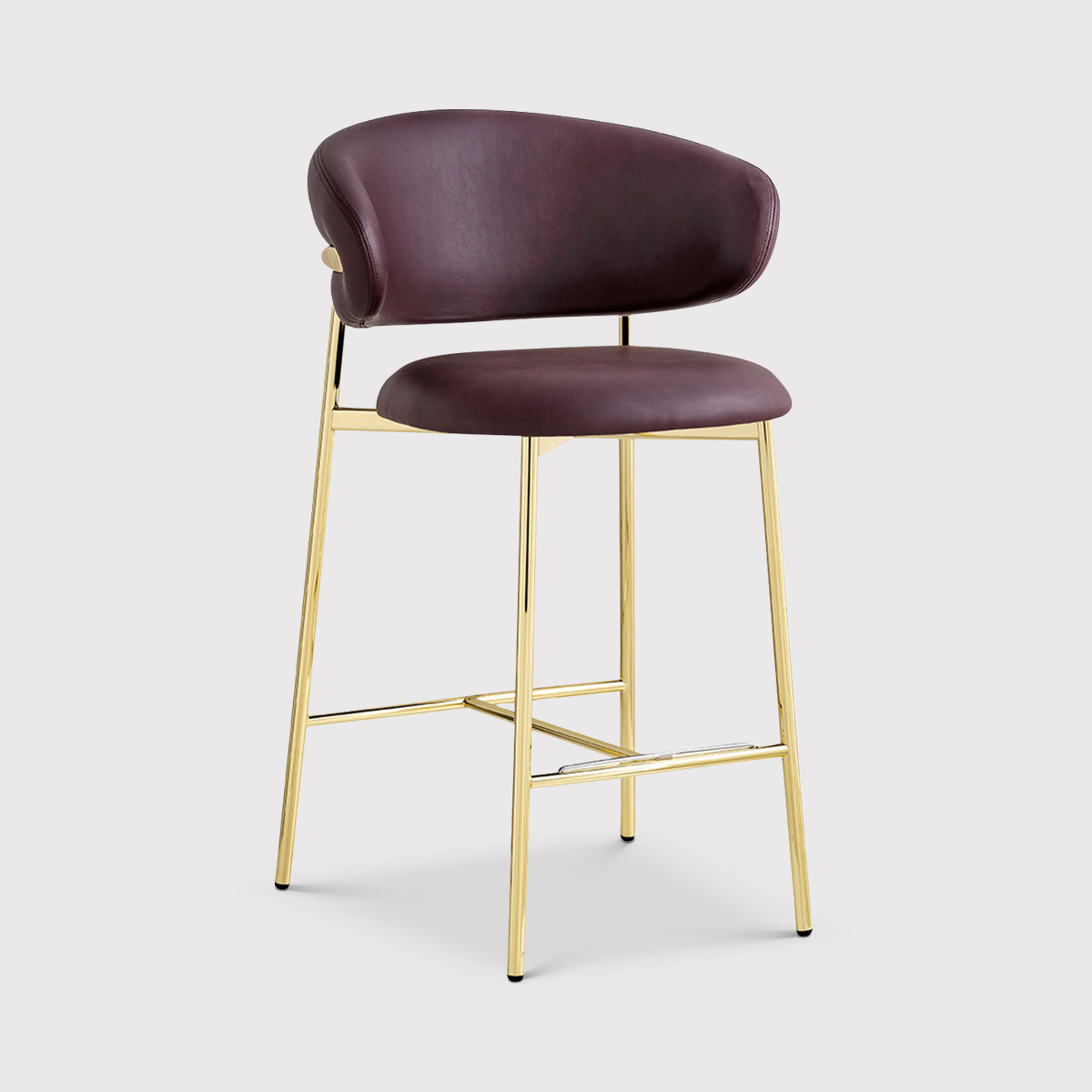 Calligaris Oleandro Barstool, Purple | Barker & Stonehouse