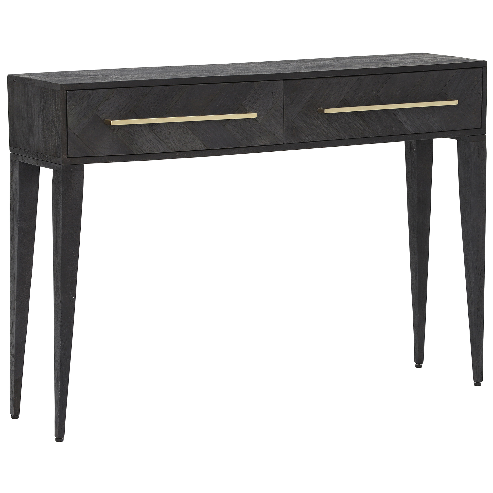 Onyx Console Table, Black Wood | Barker & Stonehouse