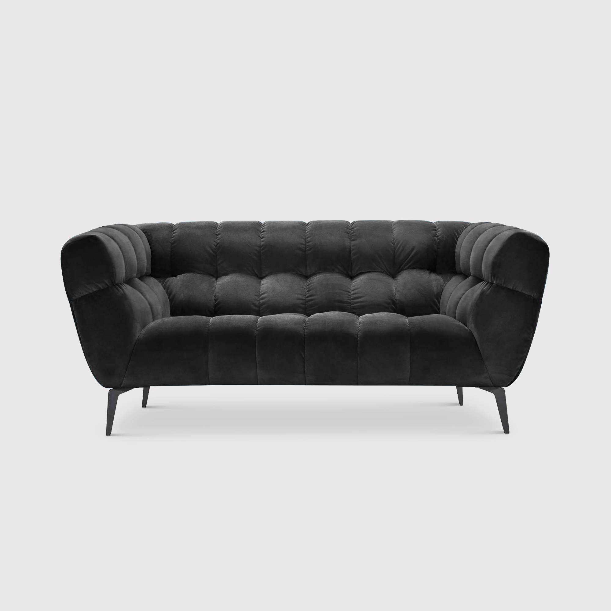Azalea 2 Seater Sofa, Black Fabric | Barker & Stonehouse