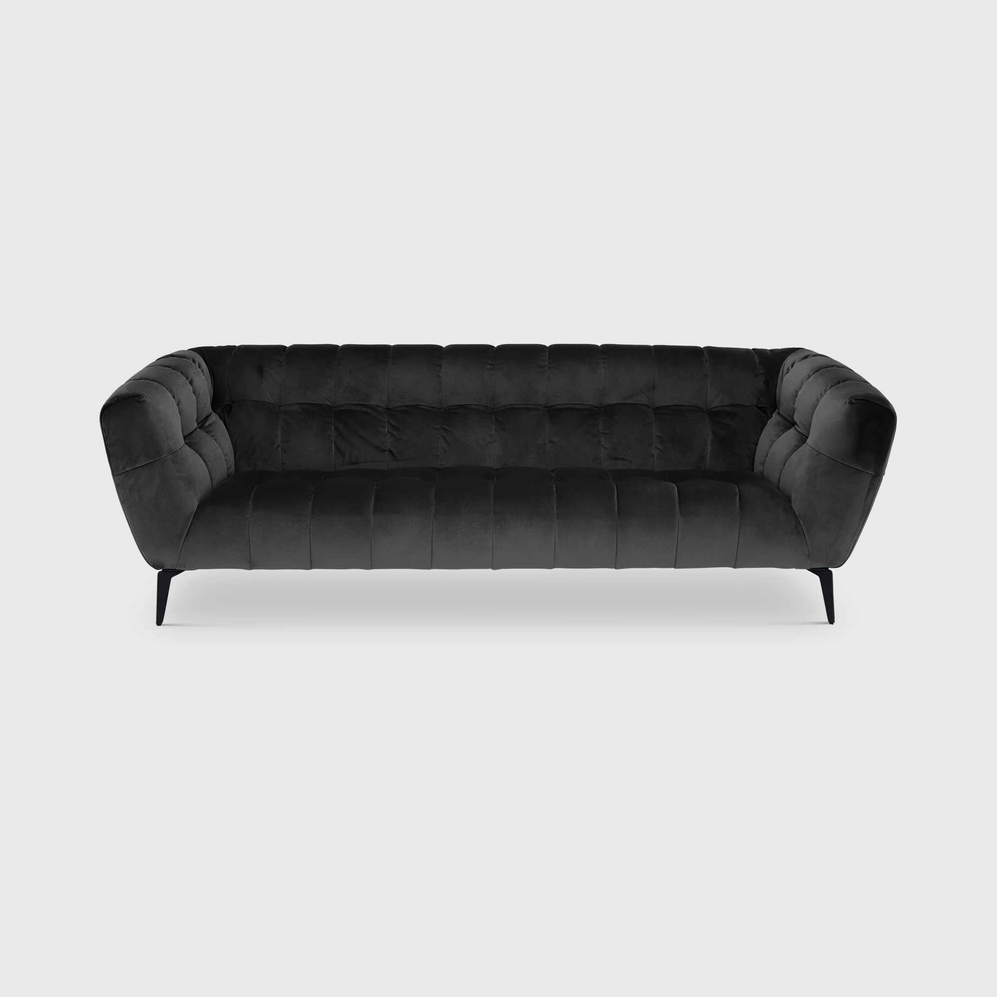 Azalea 3 Seater Sofa, Black Fabric | Barker & Stonehouse