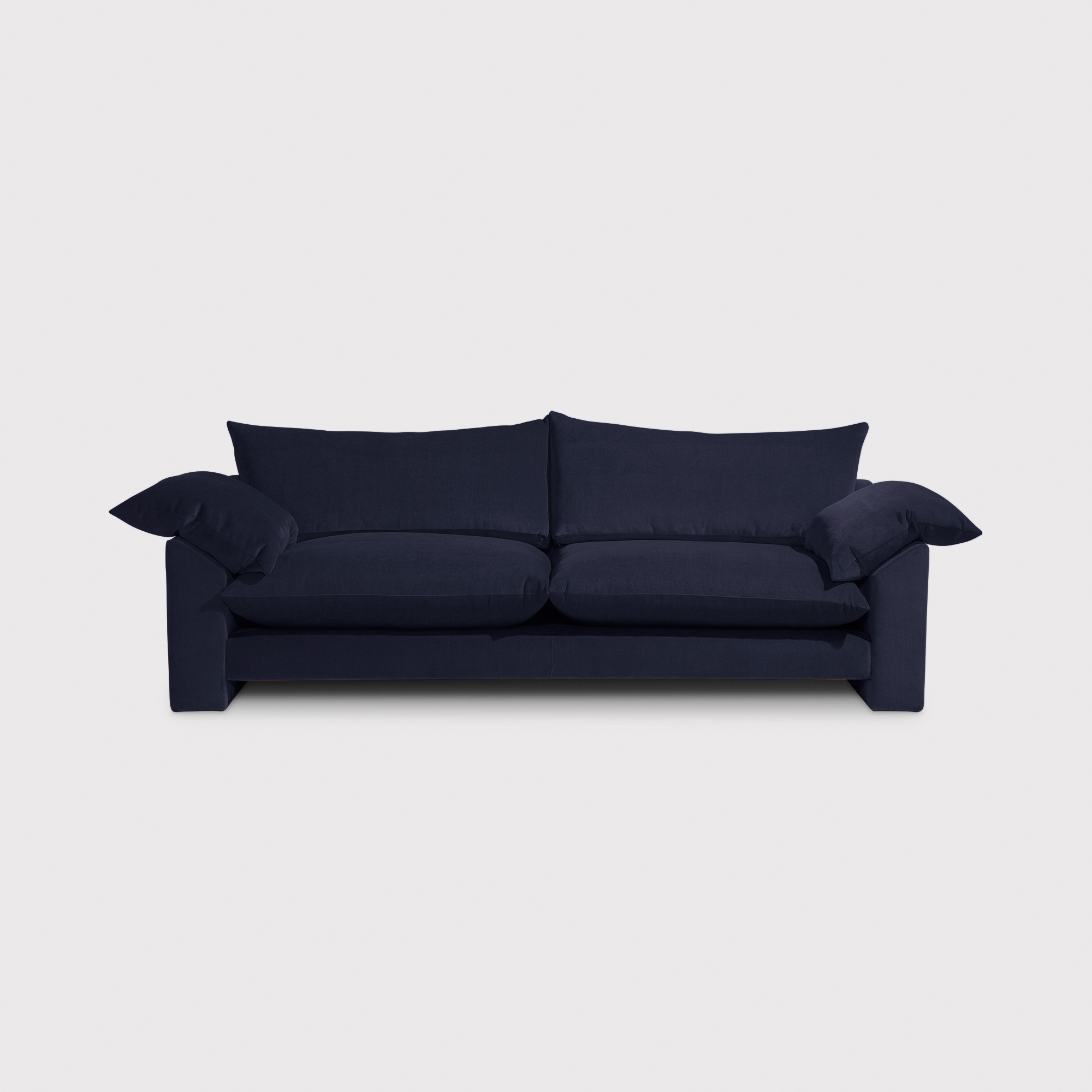Hoxton Extra Large Sofa, Blue Fabric | Barker & Stonehouse