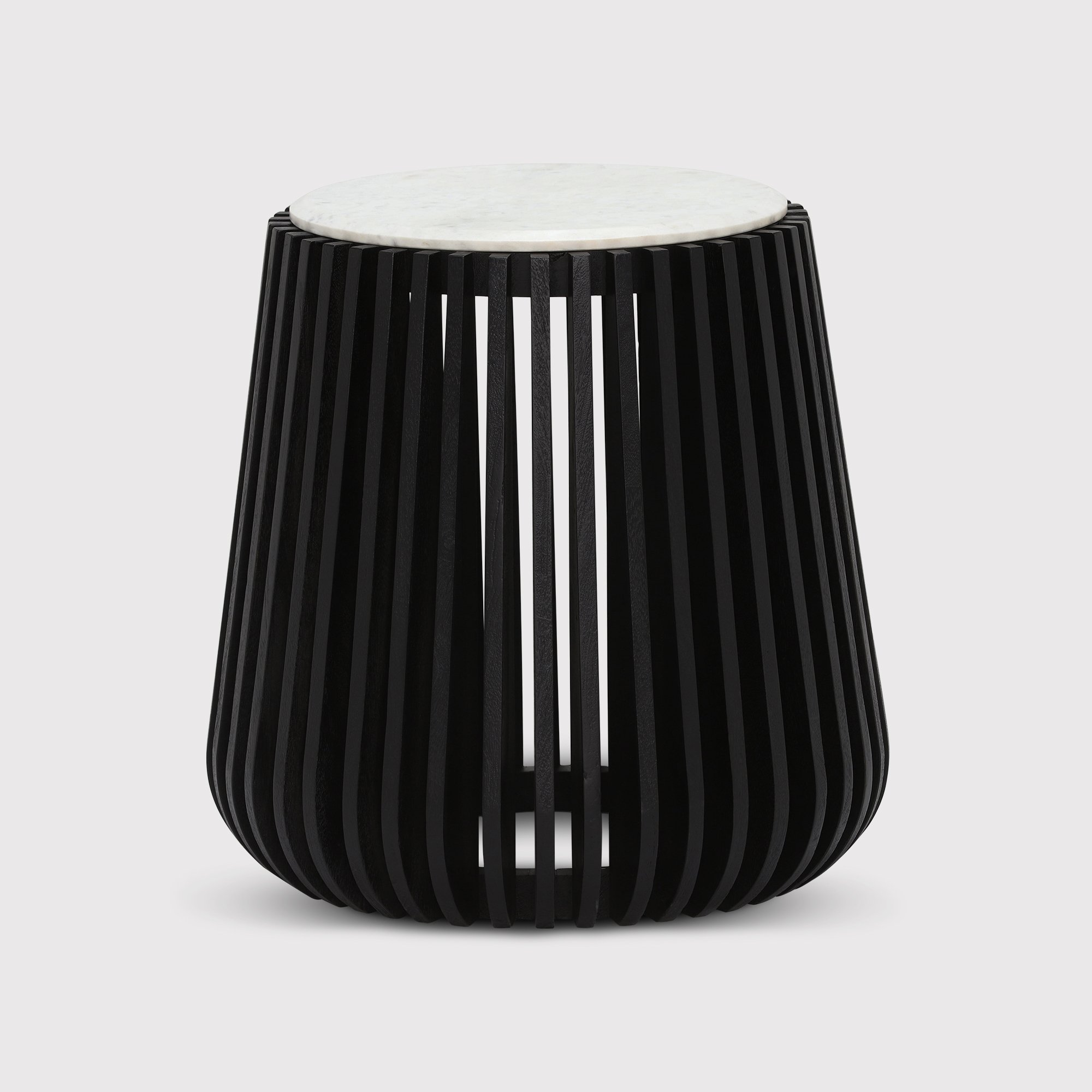 Nero black shop marble accent table