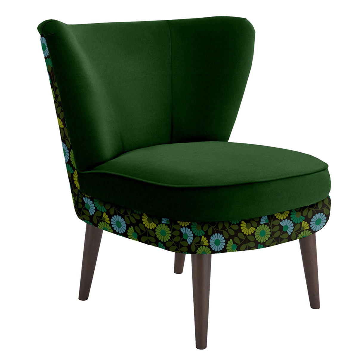 Orla Kiely Una Chair, Green Fabric | Barker & Stonehouse