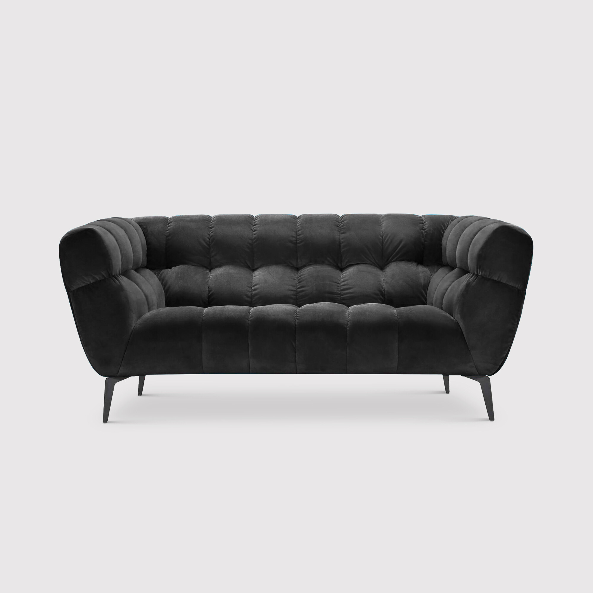 Azalea 1.5 Seater Sofa, Black Fabric | Barker & Stonehouse