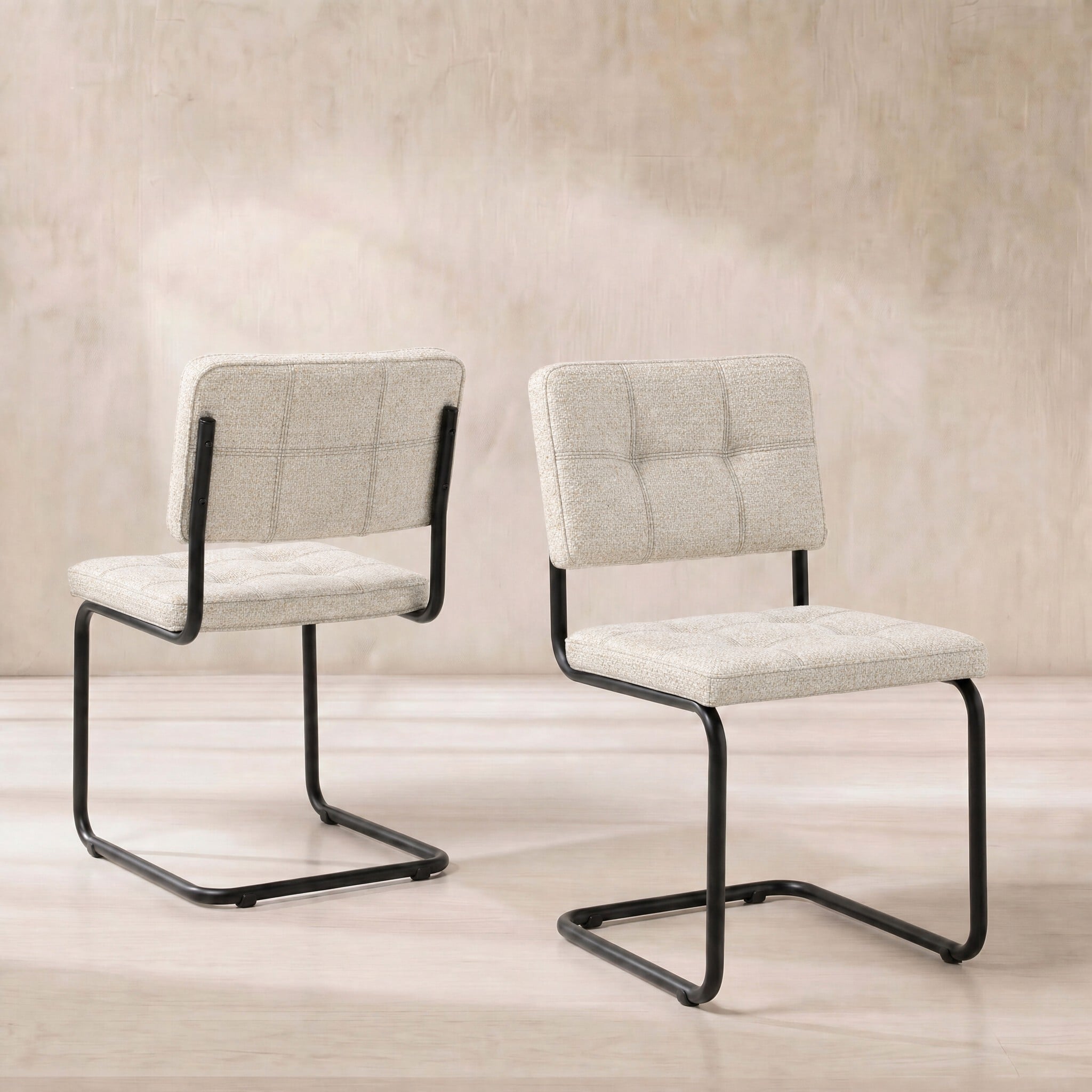 Pure furniture byron e stitch dining chair in white