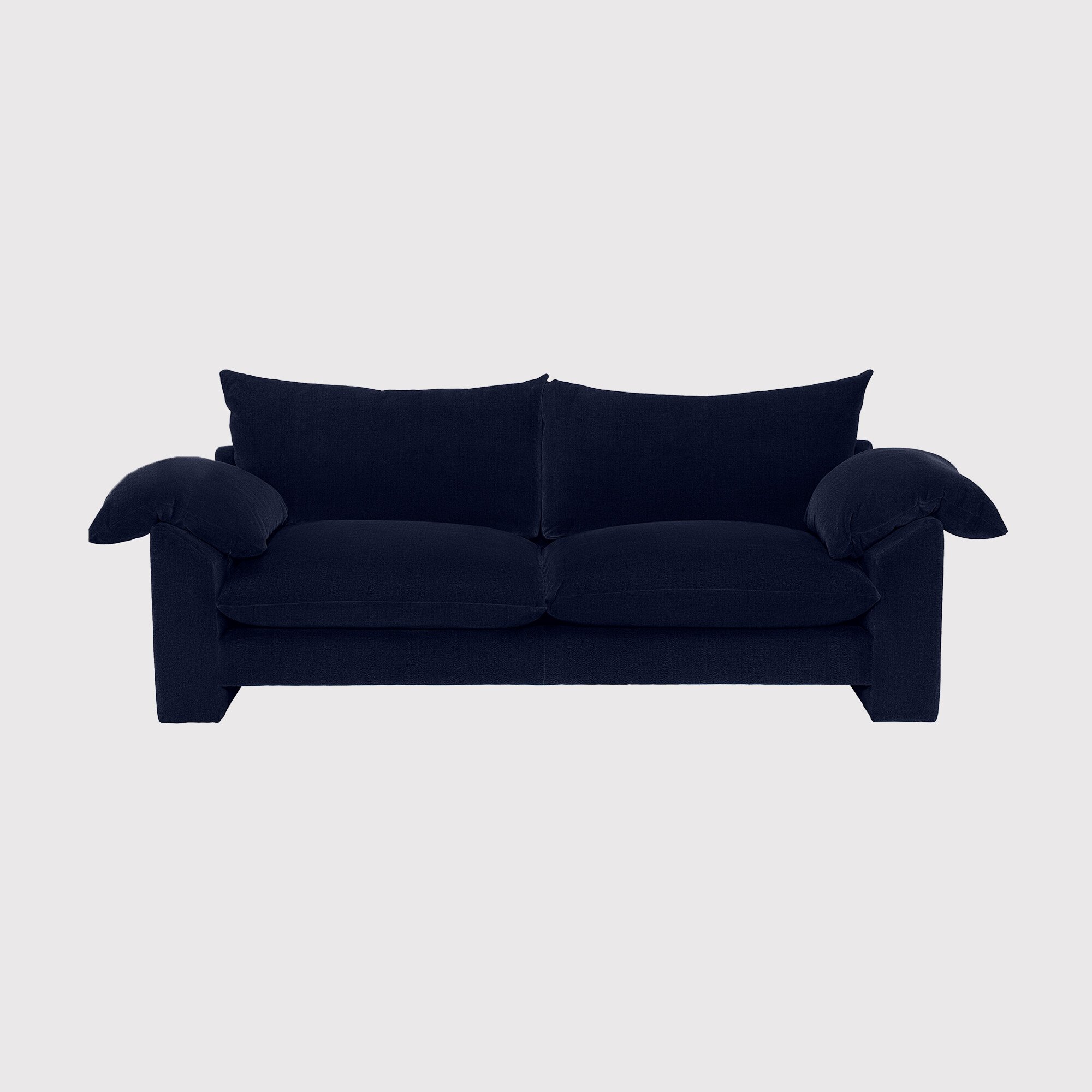 Hoxton Large Sofa, Blue Fabric | Barker & Stonehouse