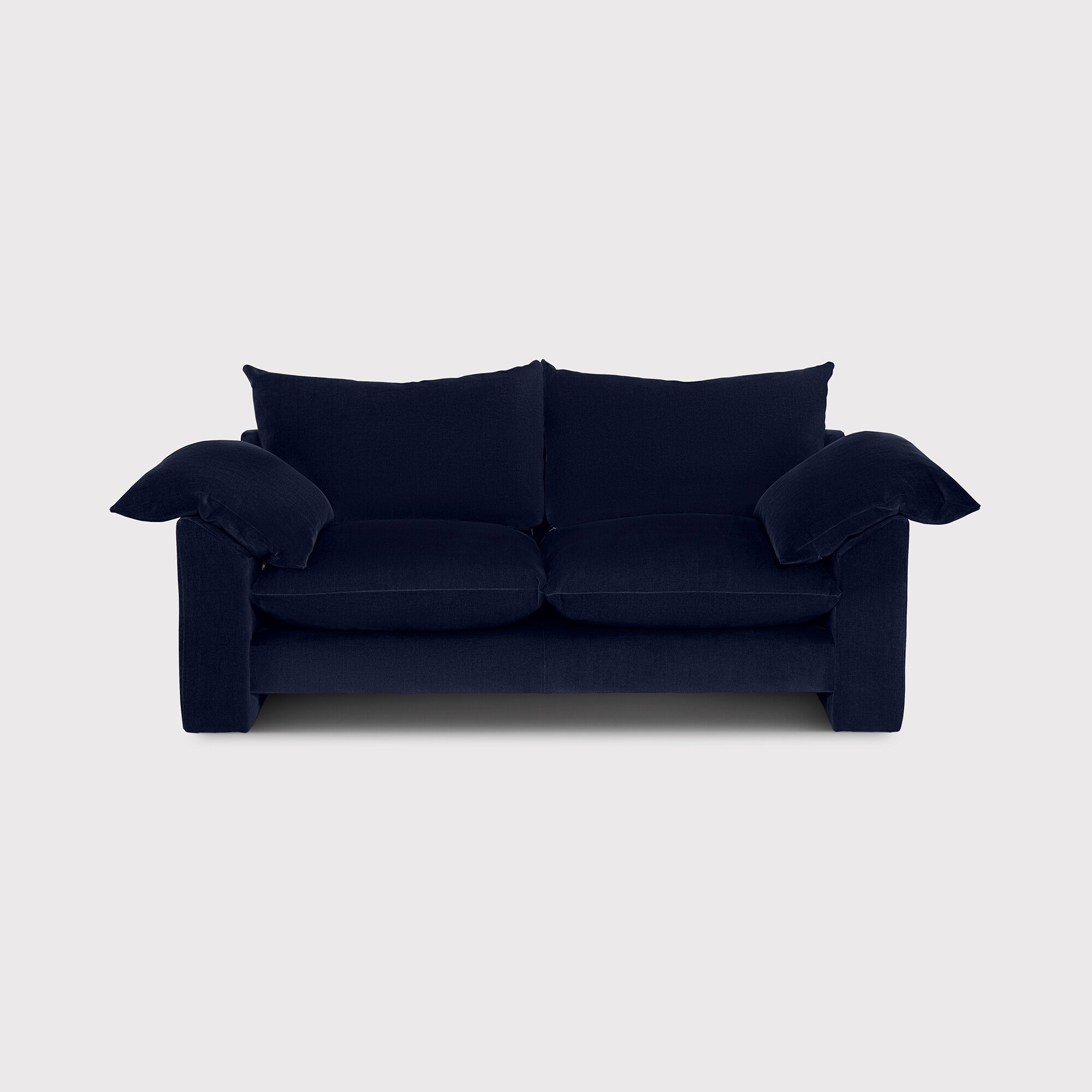Hoxton Small Sofa, Blue Fabric | Barker & Stonehouse