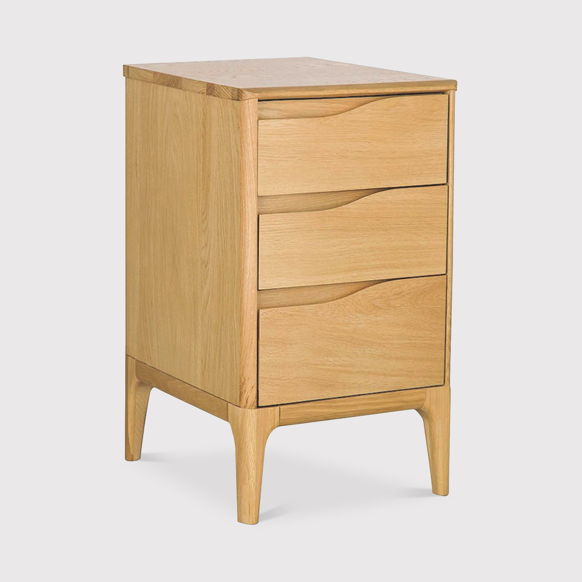 Ercol Rimini 3 Drawer Bedside Cabinet Barker Stonehouse