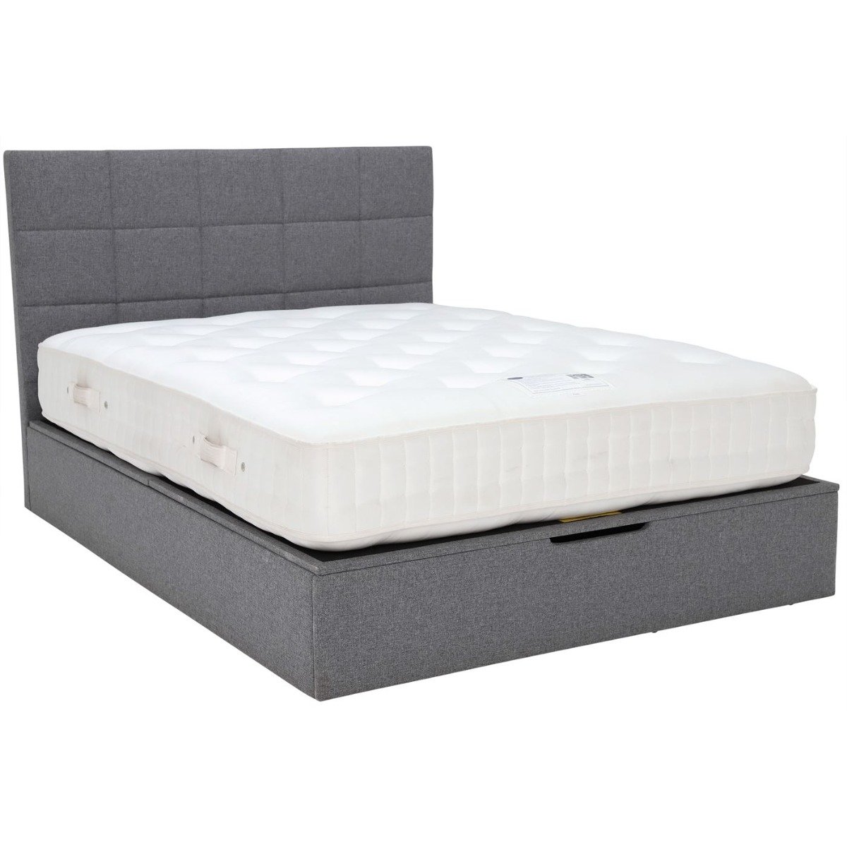 Souter Ottoman Bed Frame 150Cm, Grey Fabric | King | Barker & Stonehouse