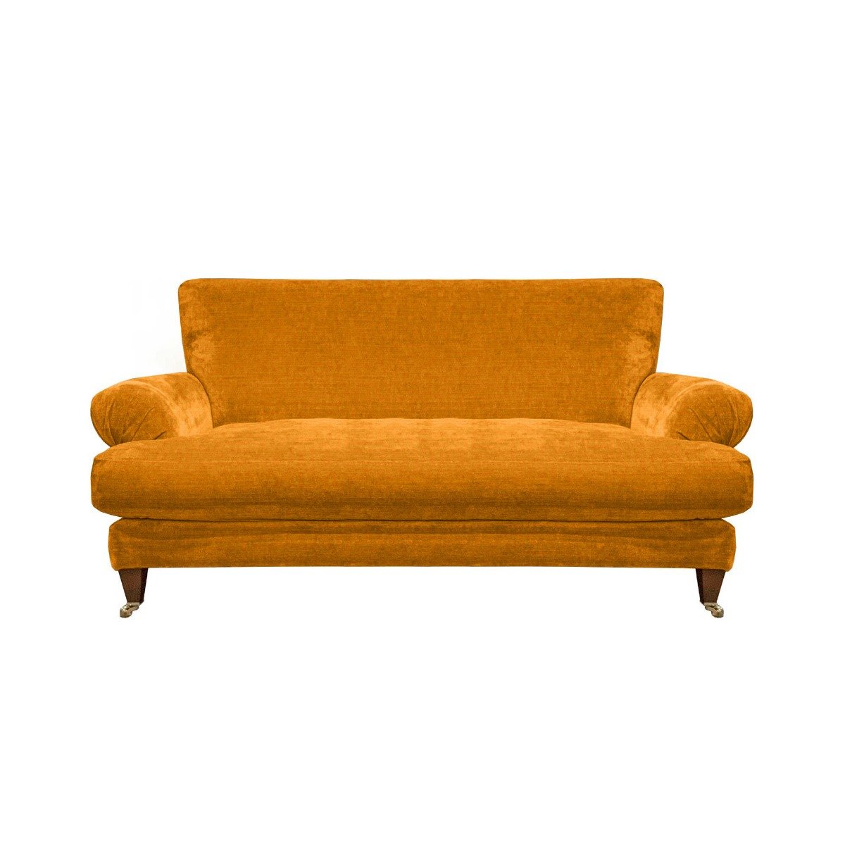 Durant 2 Seater Sofa, Yellow Fabric | Barker & Stonehouse