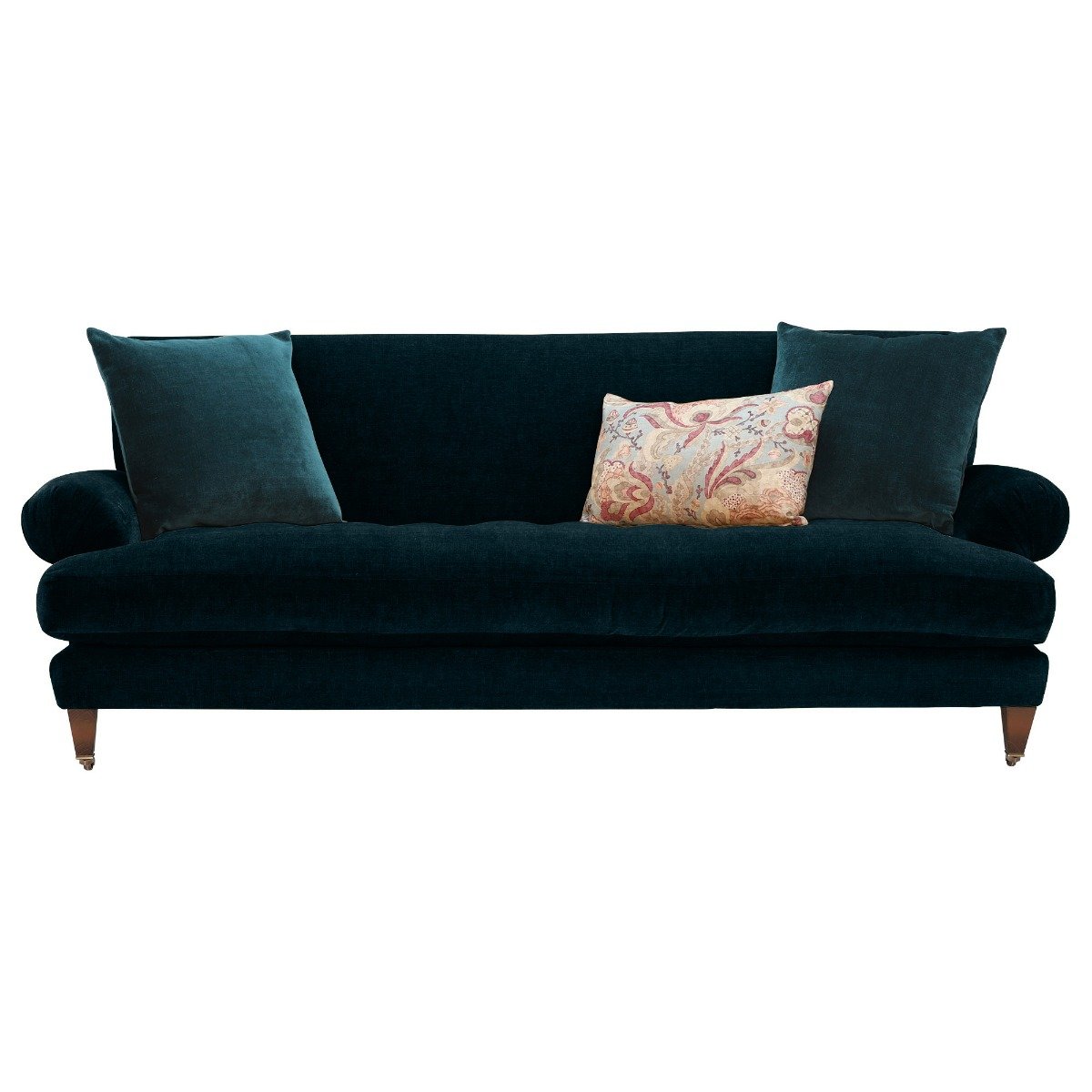 Durant 4 Seater Sofa, Teal Fabric | Barker & Stonehouse