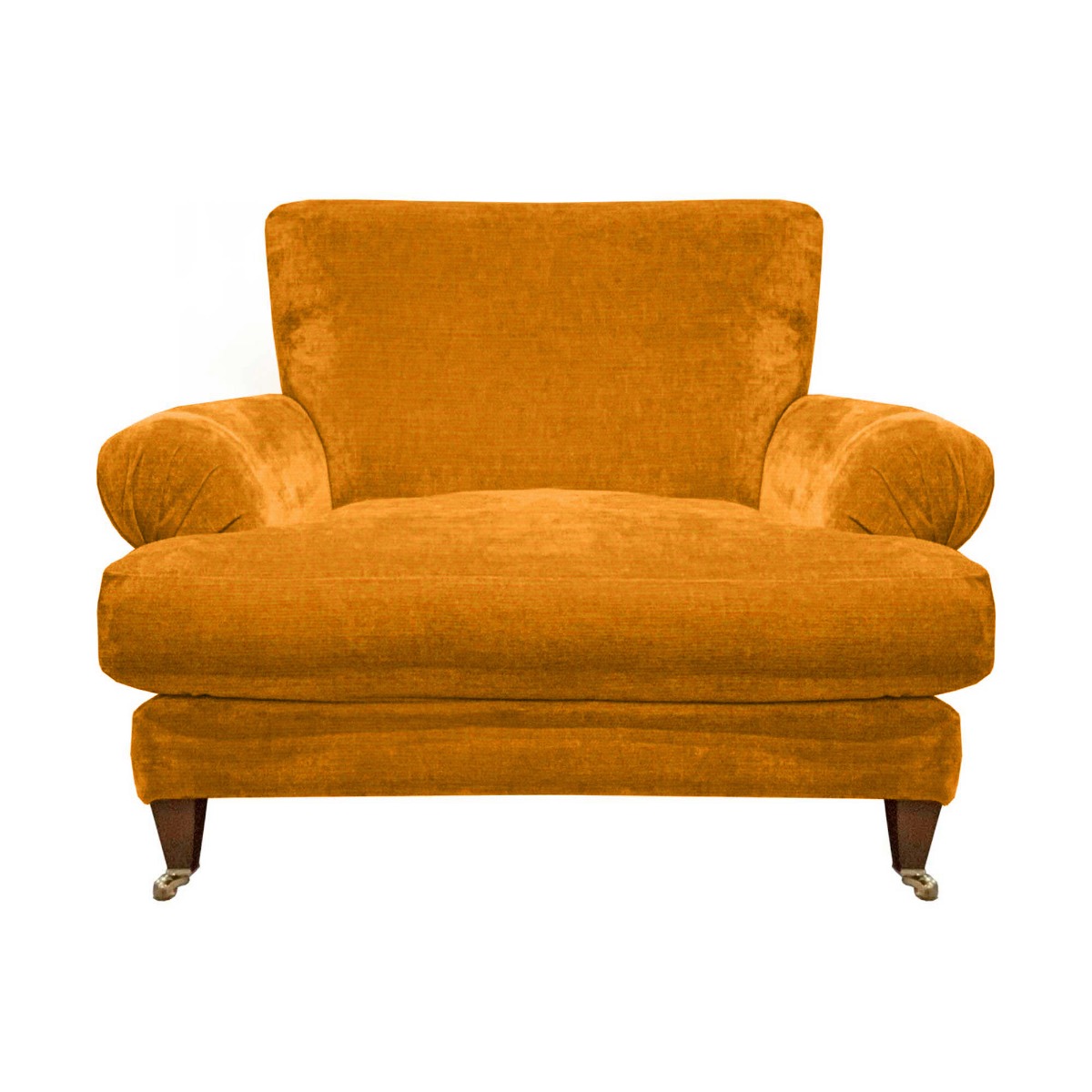 Durant Standard Armchair, Yellow Fabric | Barker & Stonehouse