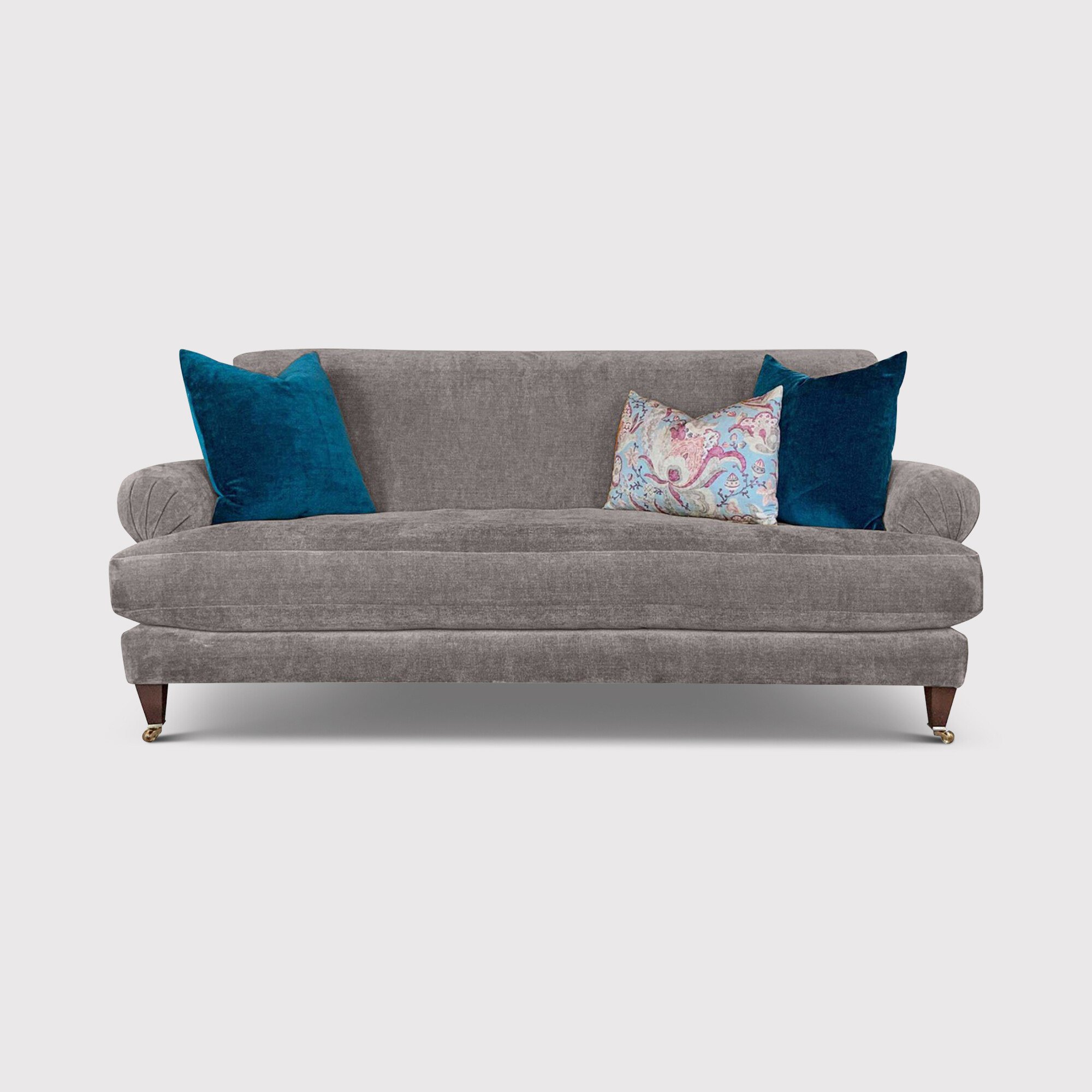 Durant 3 Seater Sofa, Grey Fabric | Barker & Stonehouse