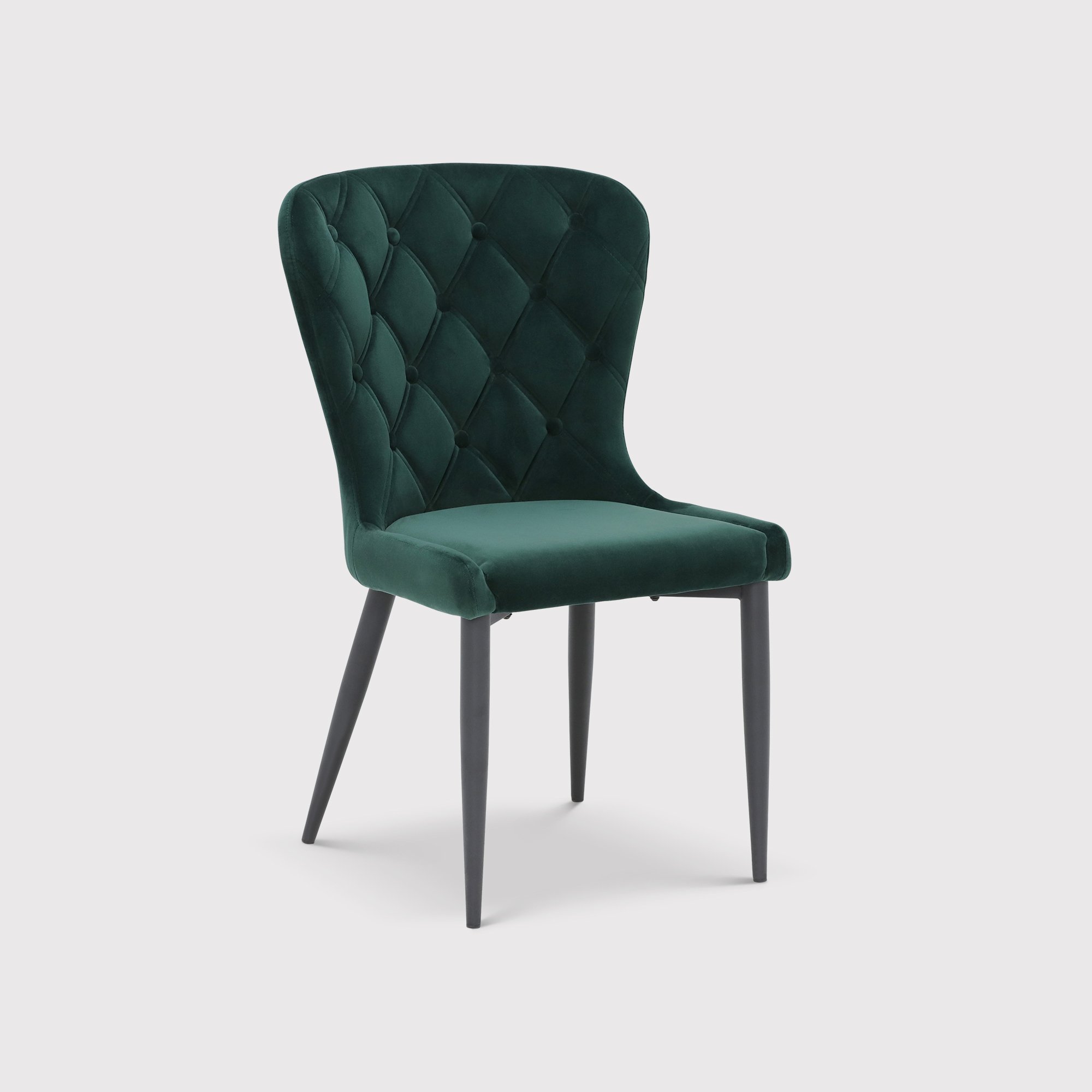 Burnaby Dining Chair, Green Velvet | Barker & Stonehouse