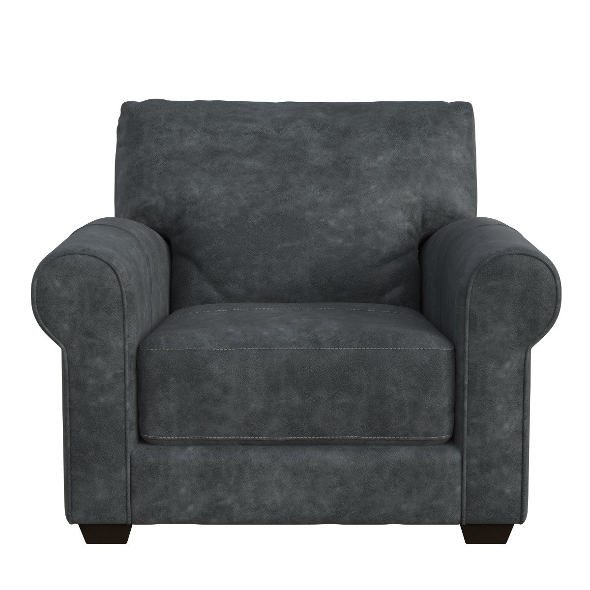 Houston Armchair, Grey Leather | Barker & Stonehouse