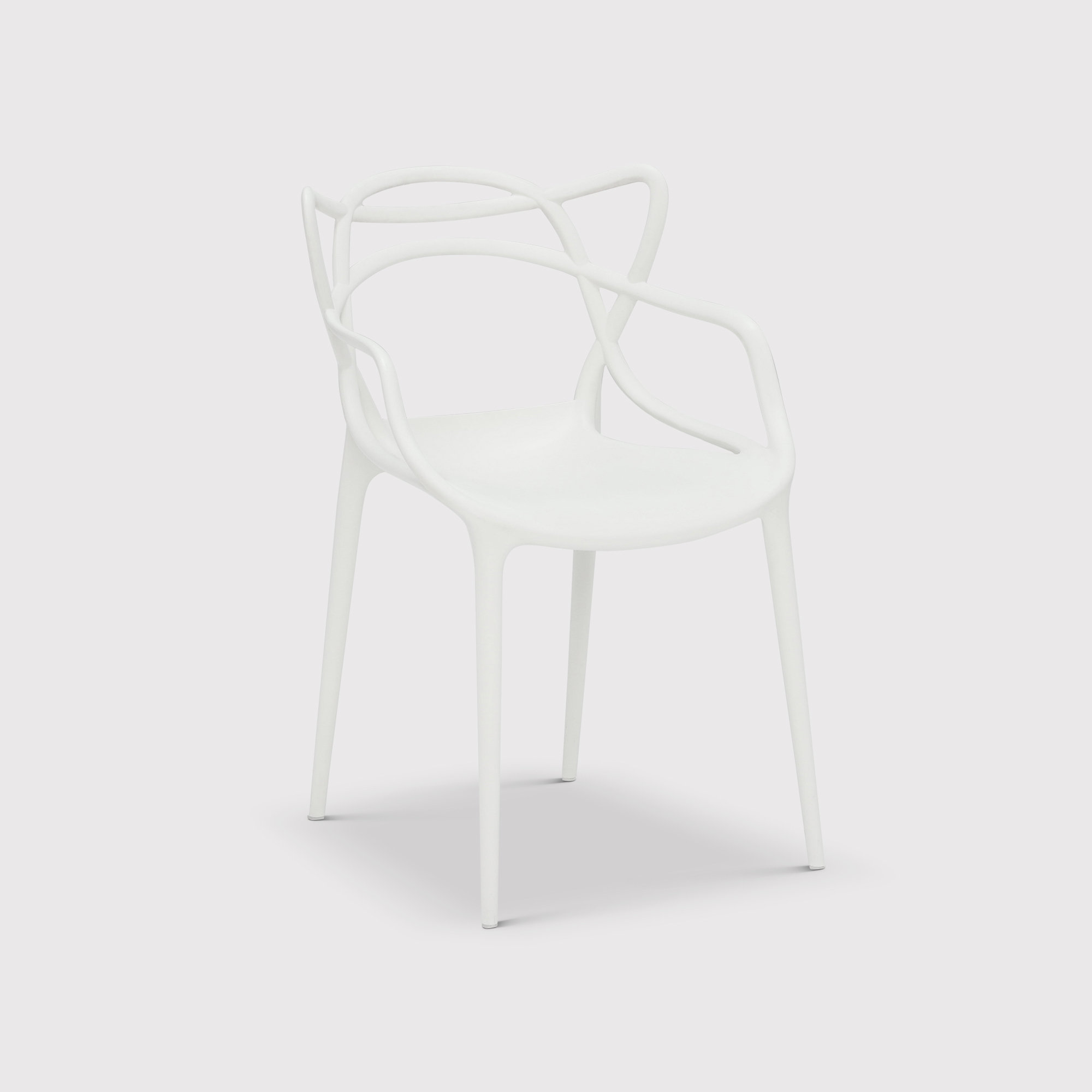 Kartell Masters Dining Chair, White | Barker & Stonehouse