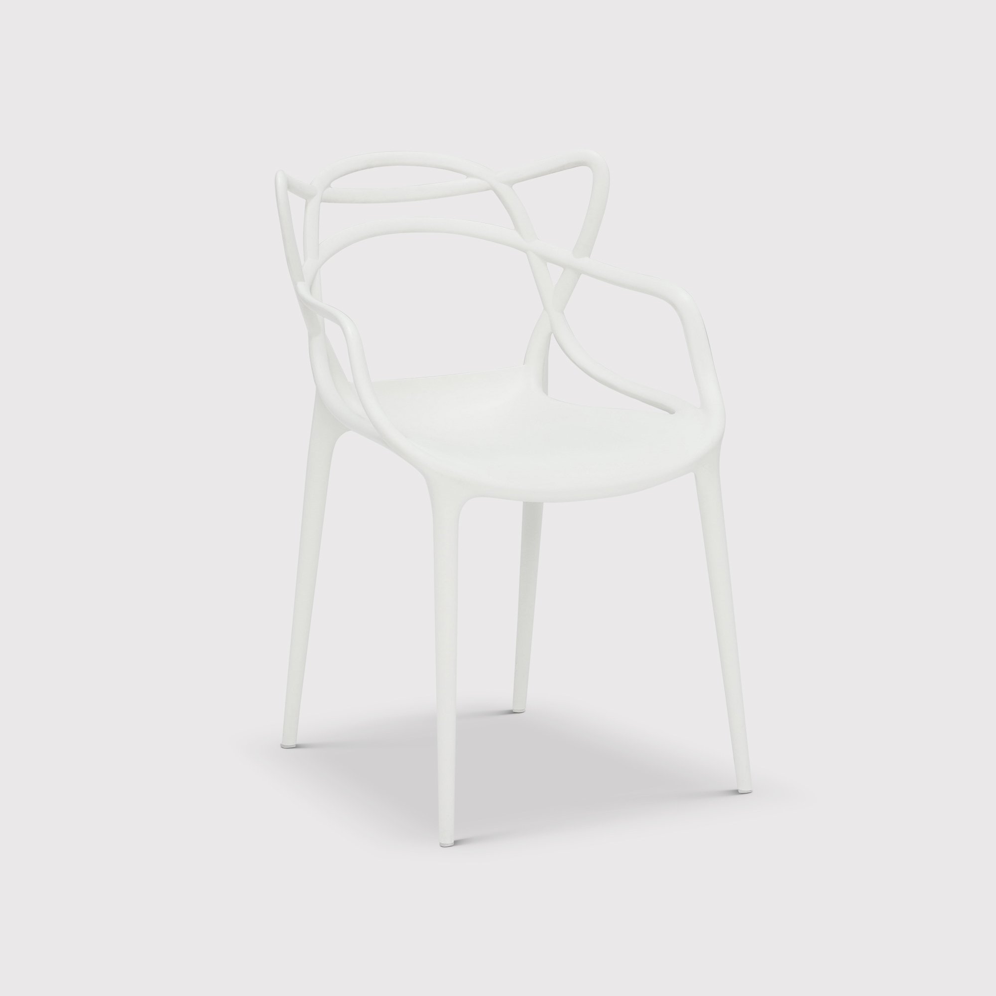 Kartell Masters Dining Chair, White | Barker & Stonehouse