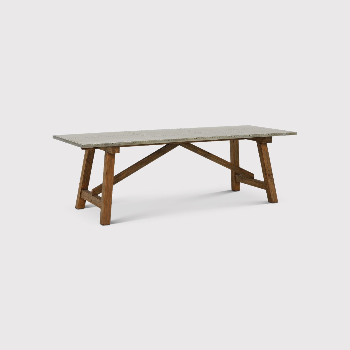Keeler Dining Table 200X90cm, Grey | W200cm | Barker & Stonehouse