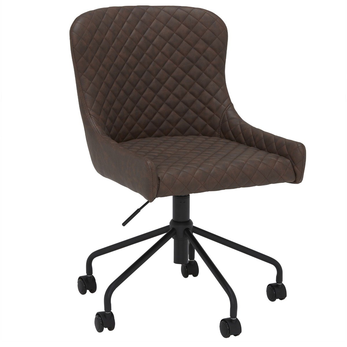 Rivington Occasional Work Office Chair, Brown | Barker & Stonehouse