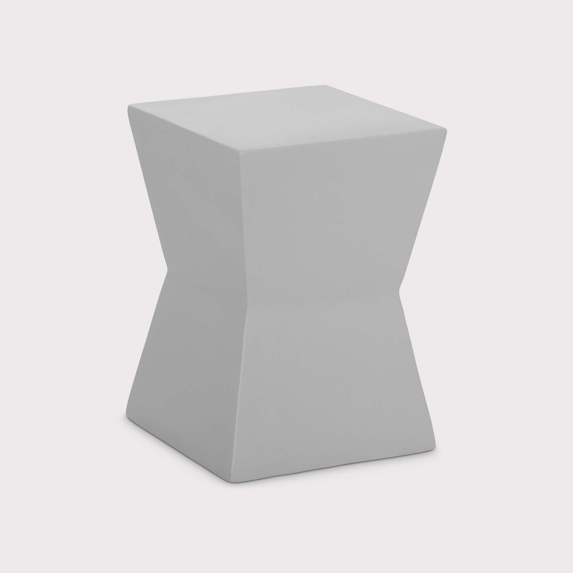 Acer Stool, Square, Grey | Barker & Stonehouse