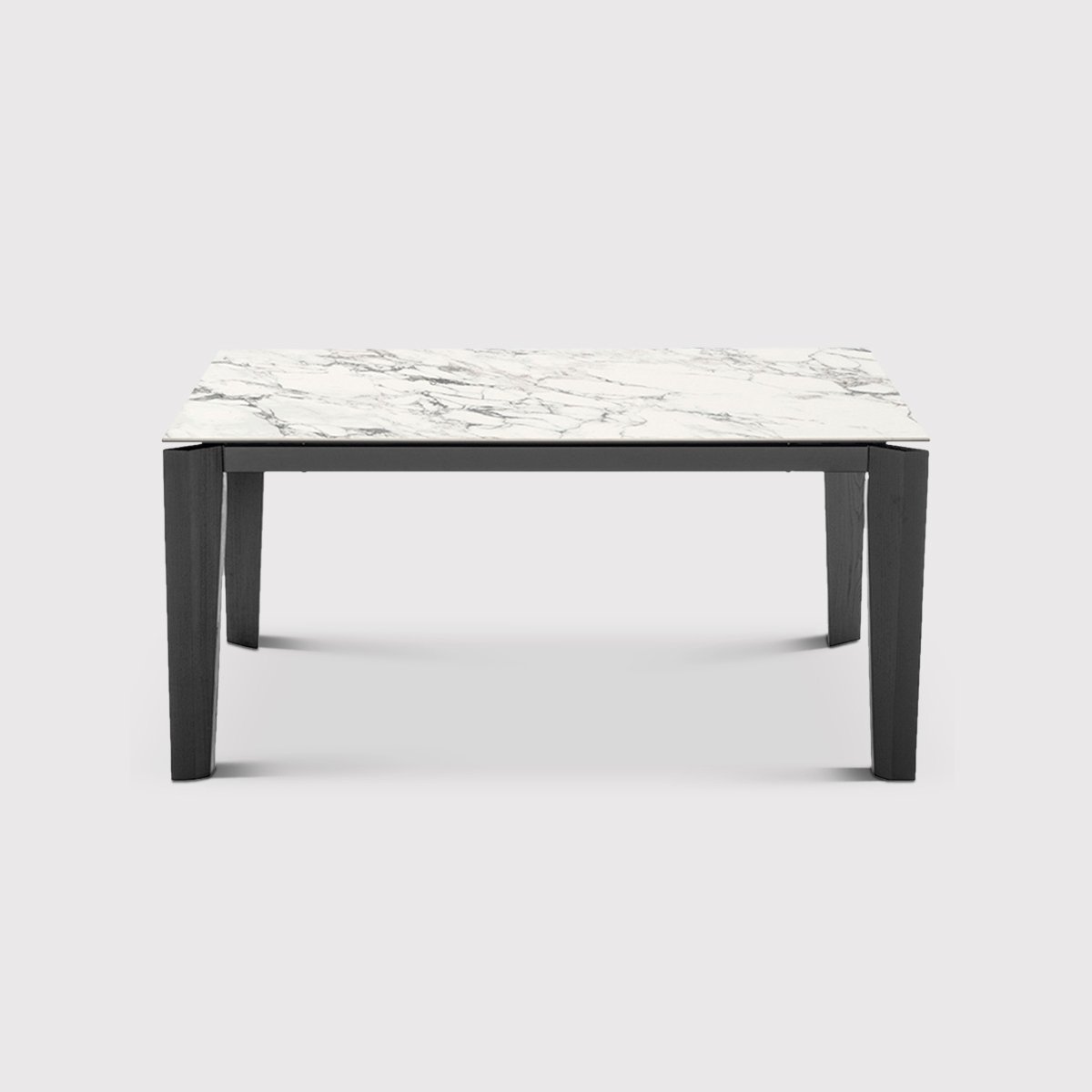 Calligaris Alpha Extending Dining Table 180x100cm, White Ceramic | Barker & Stonehouse