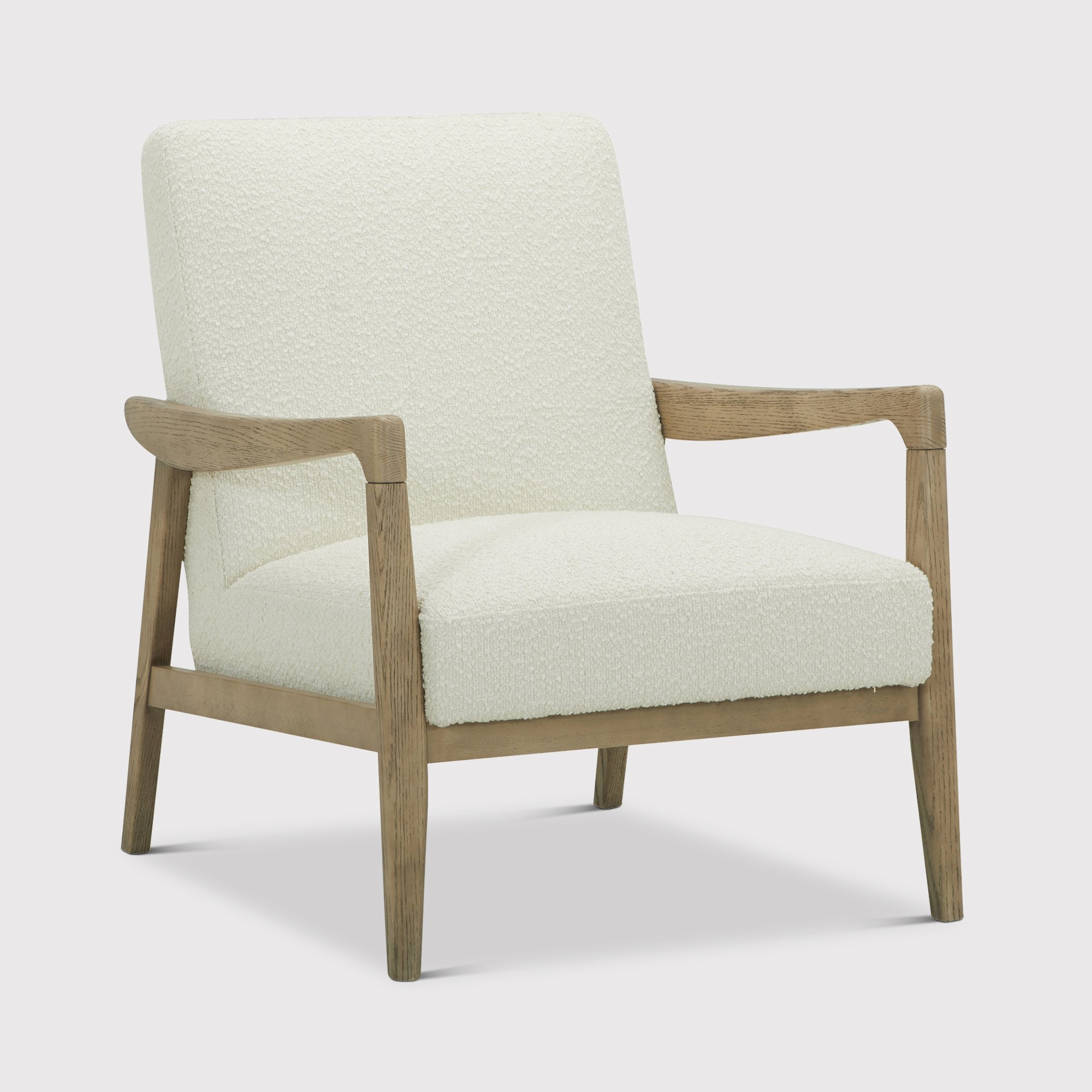 Anders Armchair, White Fabric | Barker & Stonehouse