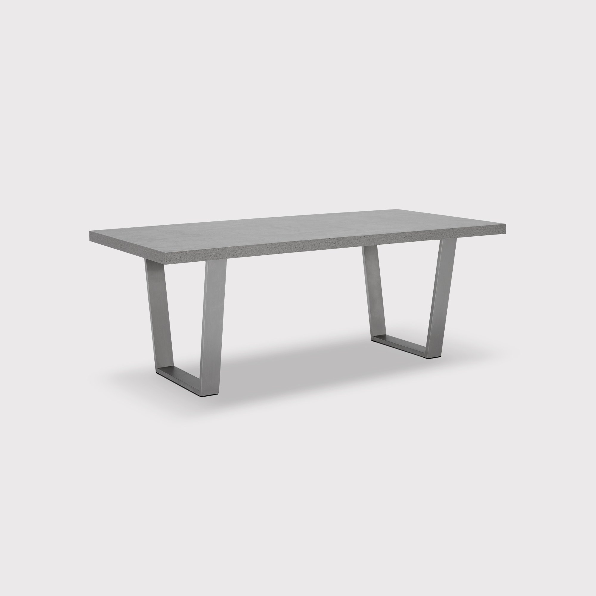 Photo of 200cm Halmstad dining table 200cm in grey w200cm
