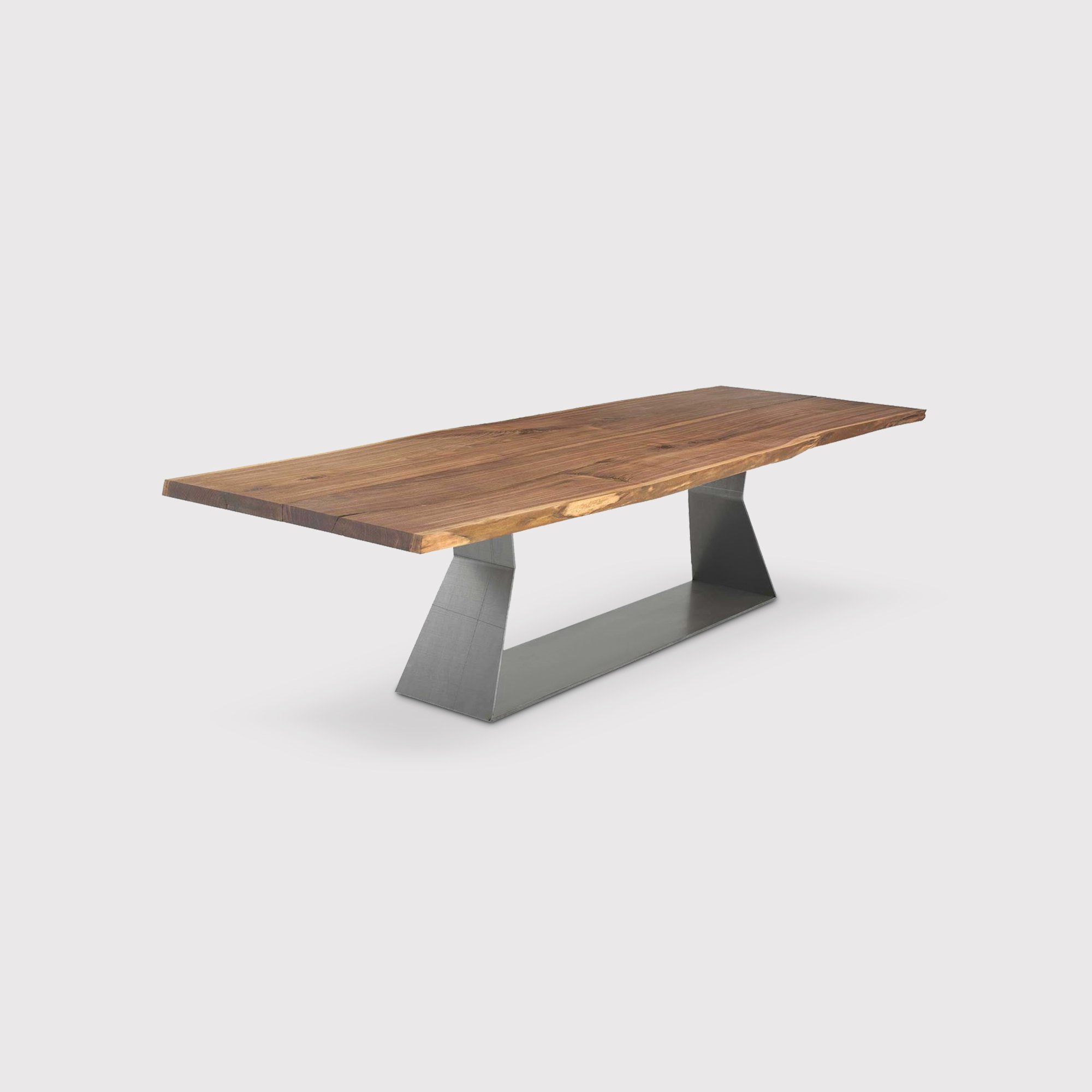 RIVA Bedrock Plank C Dining Table 240x90/100cm, Neutral | Barker & Stonehouse