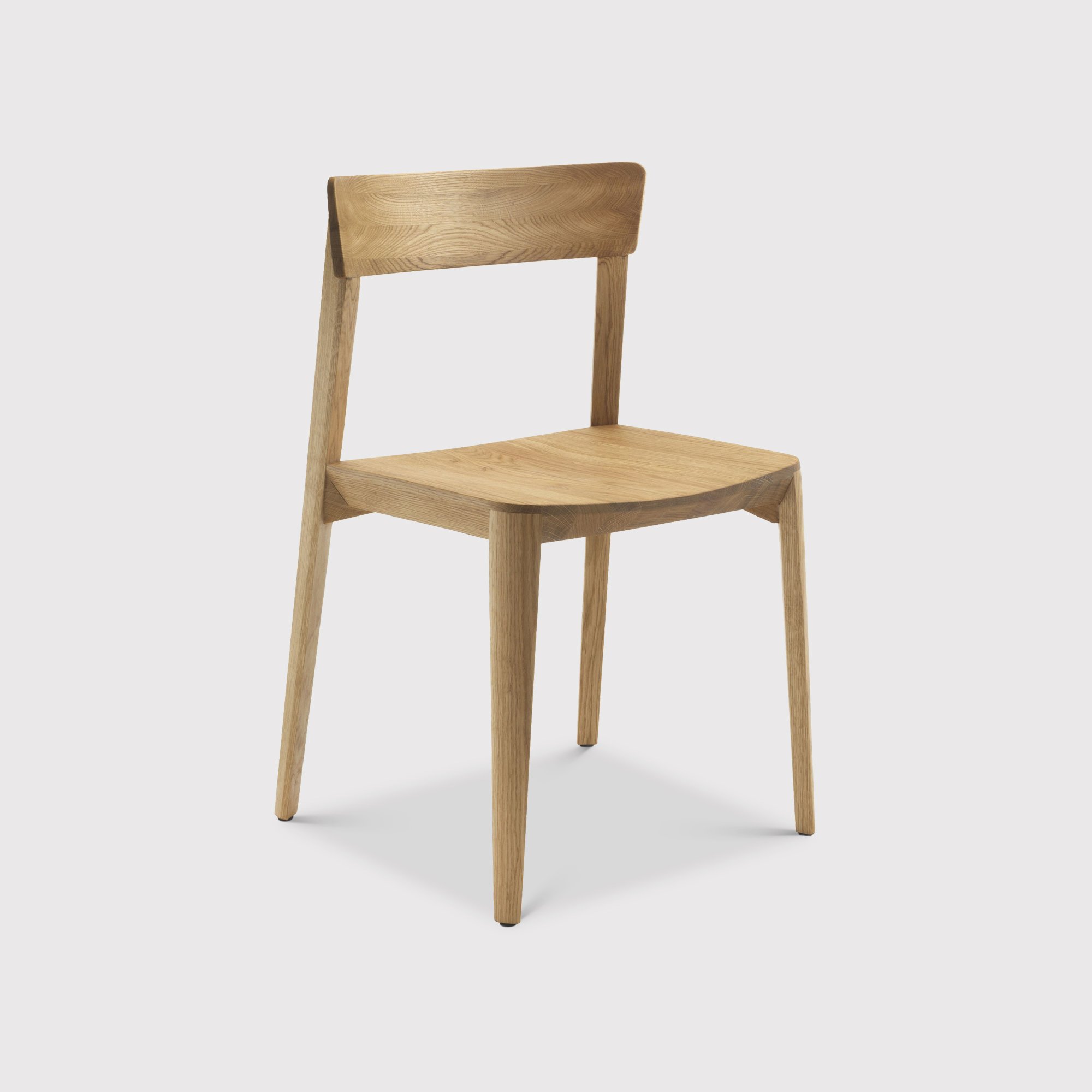 RIVA Mia Wood Dining Chair, Neutral Oak | Barker & Stonehouse
