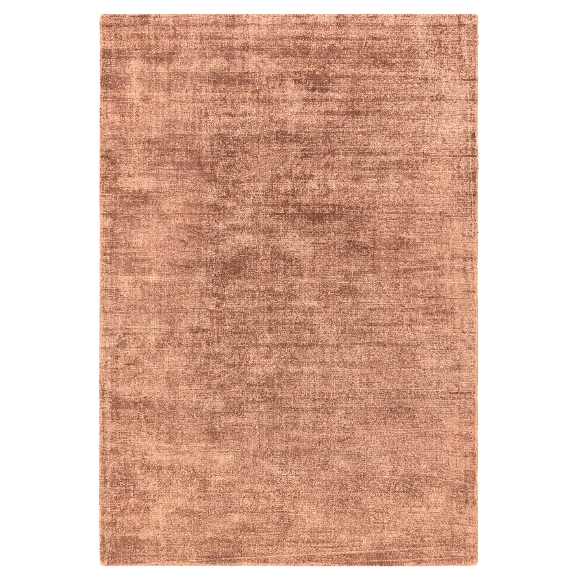 Tyde Earth 160x230cm Rug, Square, Brown Viscose | Barker & Stonehouse