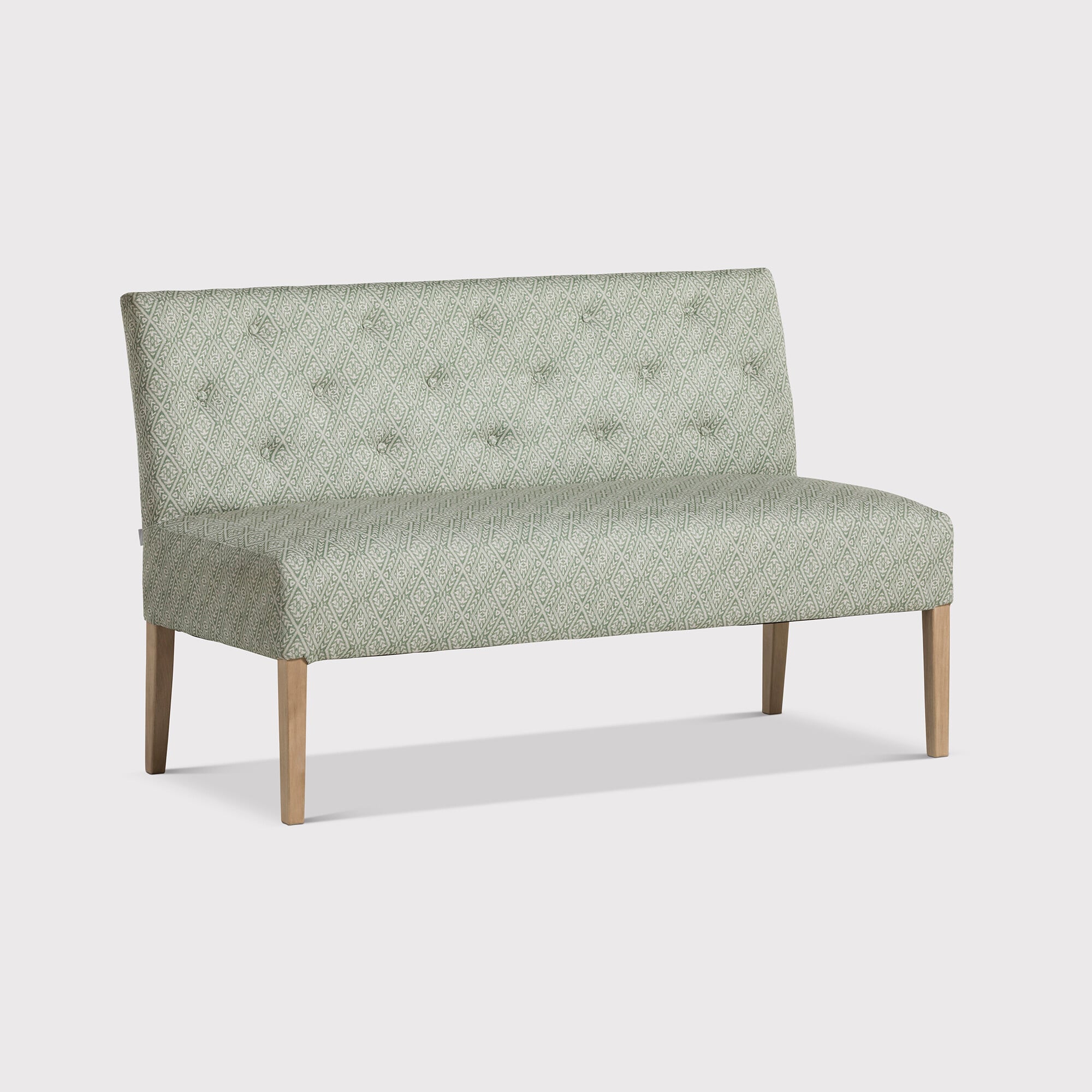 View Medina bench 150cm in green fabric View Medina bench 150cm in green fabric