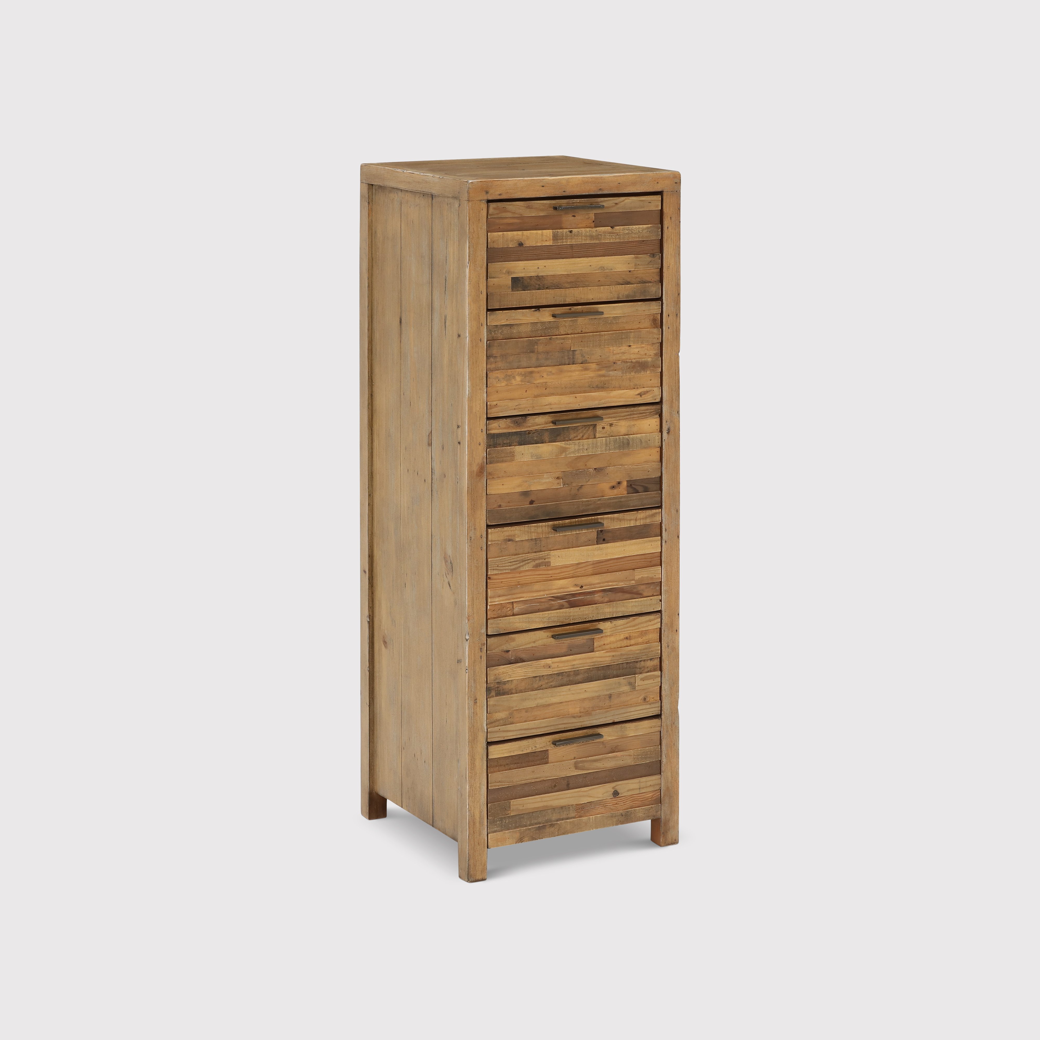 Charlie 6 Drawer Lingerie Tallboy Dresser, Brown | Barker & Stonehouse