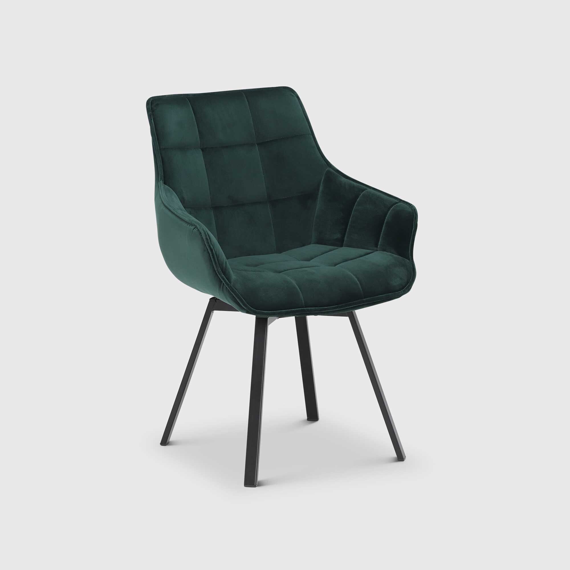 Jasper Leisure Swivel Dining Chair, Green | Barker & Stonehouse