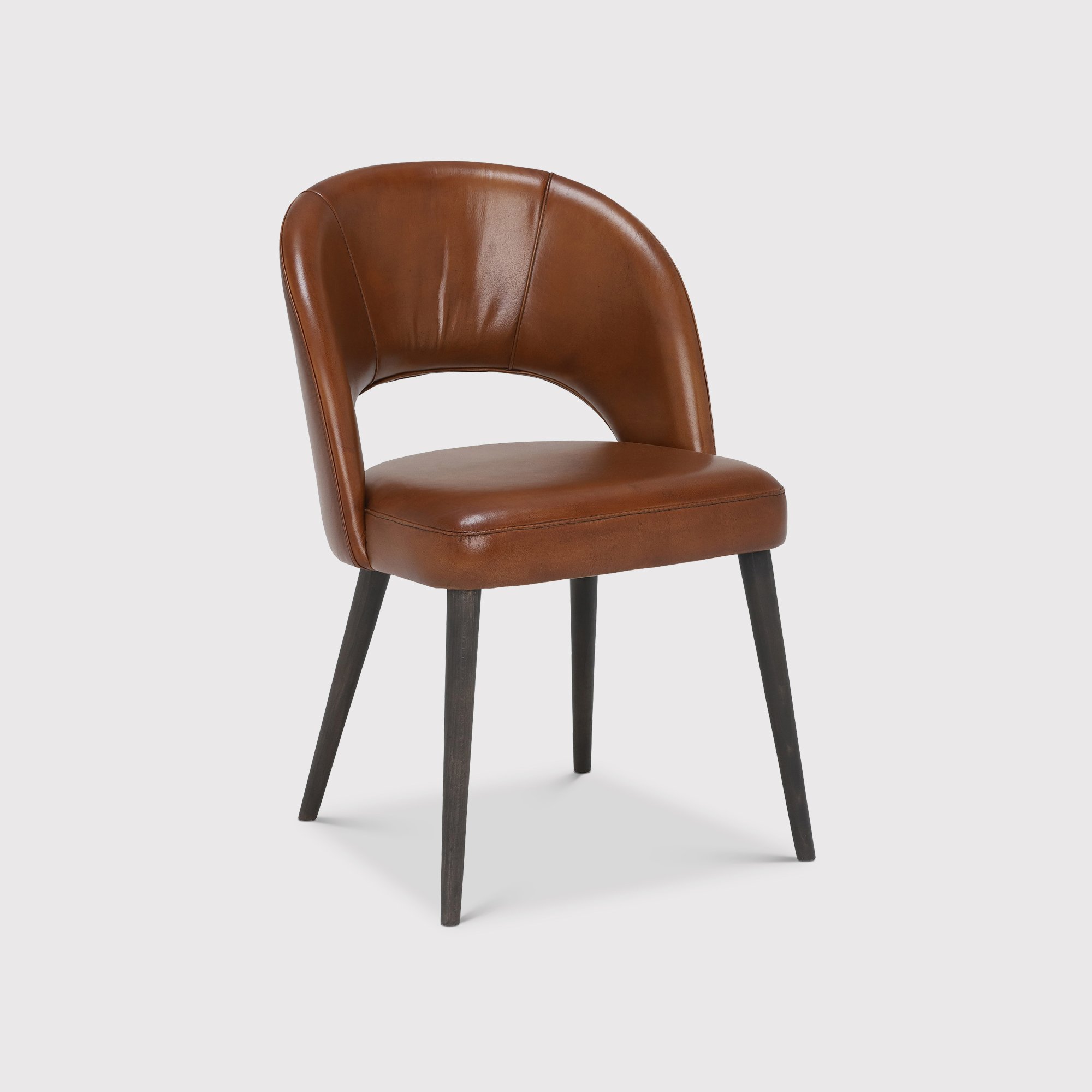 Pure Furniture Beck Dining Chair, Brown | Barker & Stonehouse
