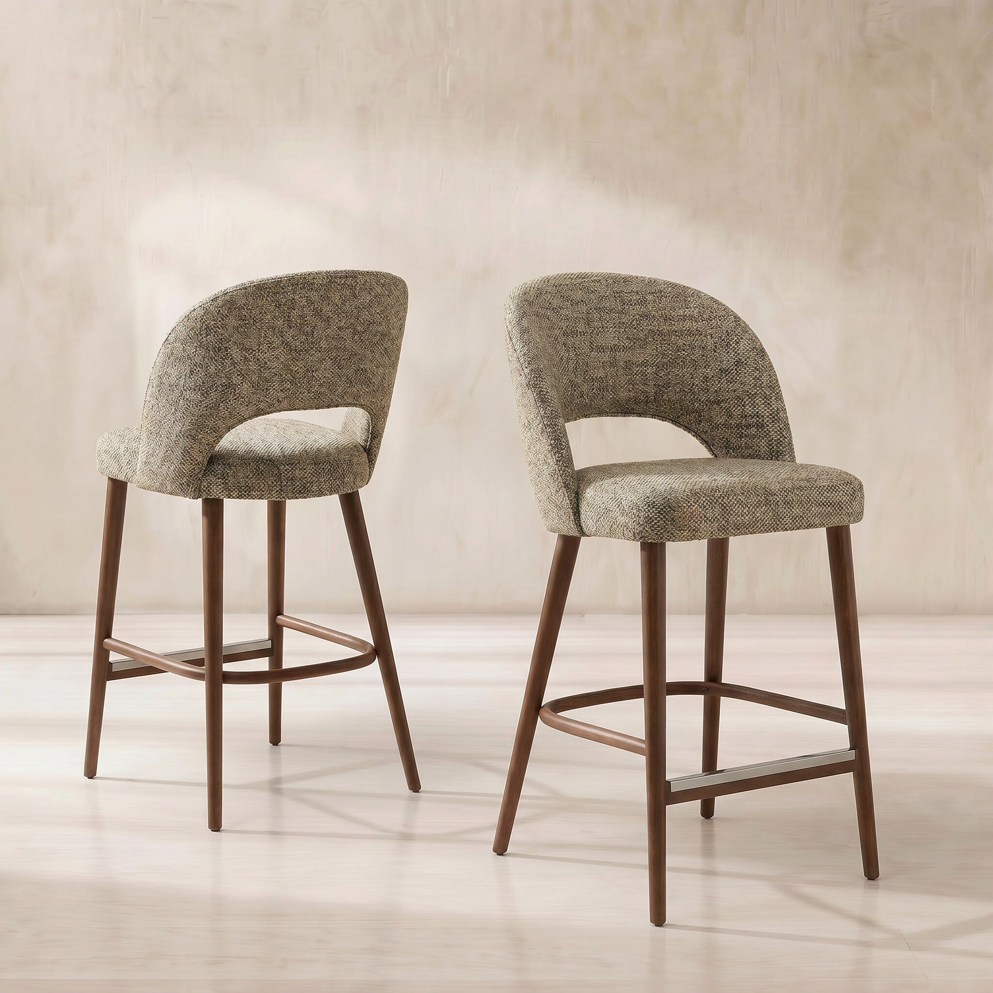 Limerick Stool Pure Furniture Beck Woven Neutral And Lime Fabric Counter Stool, Be ...