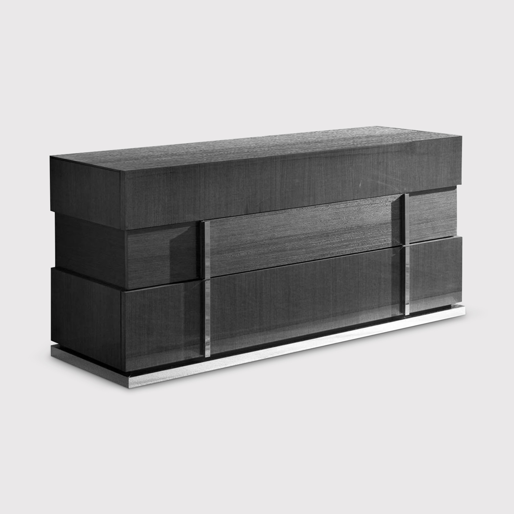 Borgia 3 Drawer Dresser, Grey | Barker & Stonehouse