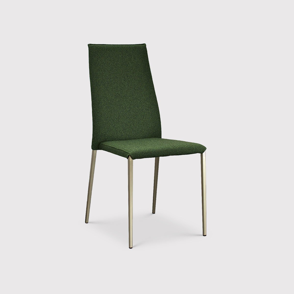 Bontempi Tai Dining Chair, Green Fabric | Barker & Stonehouse