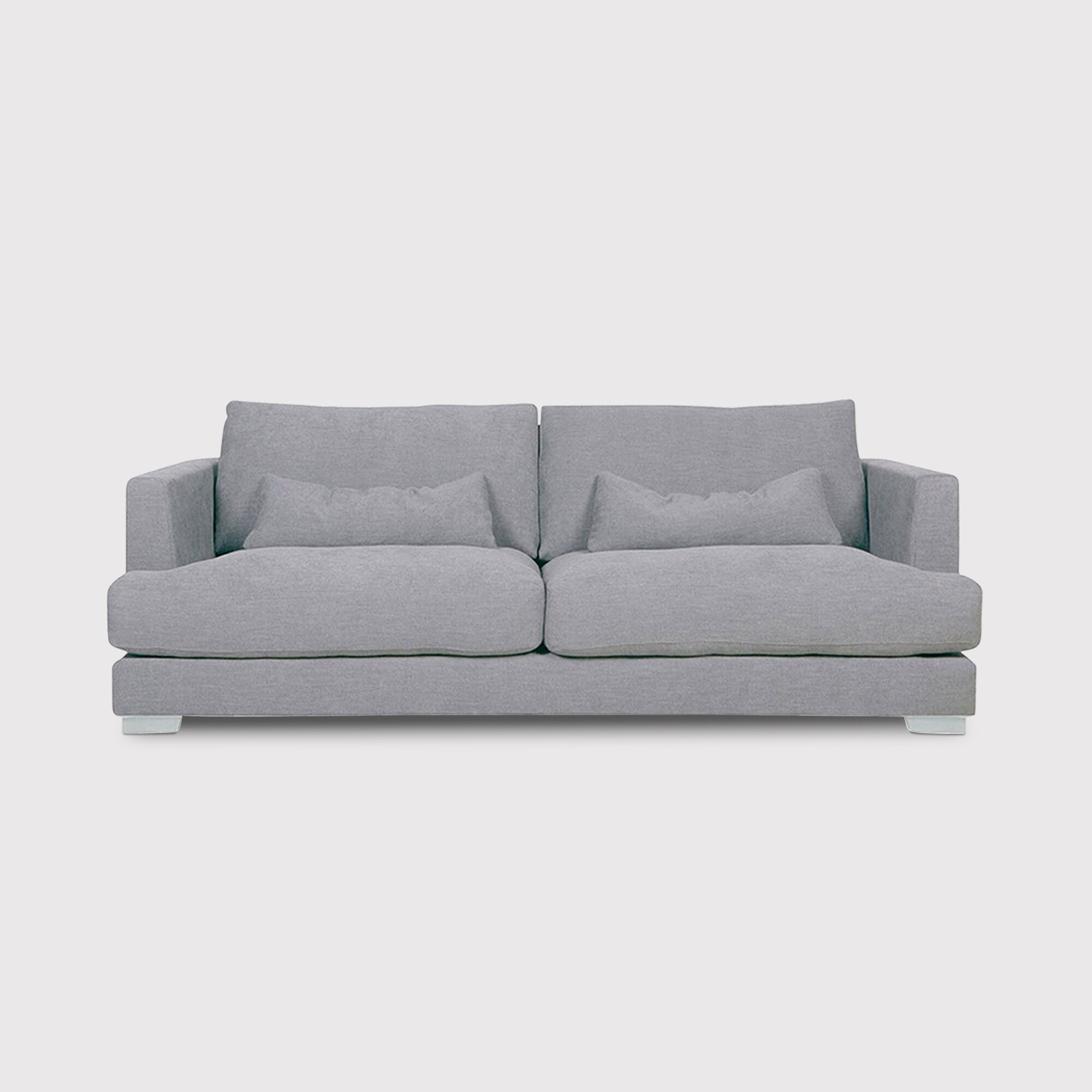 Flavin 2 Seater Sofa, Grey Fabric | Barker & Stonehouse