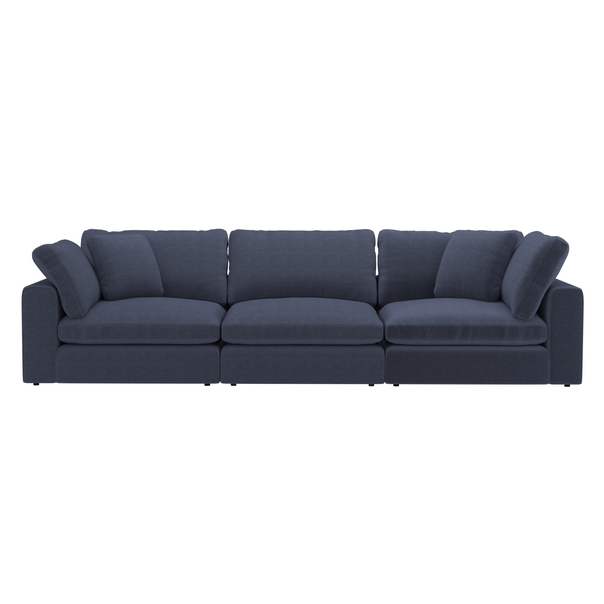 Artenis 3 Seater Sofa, Blue Fabric | Barker & Stonehouse