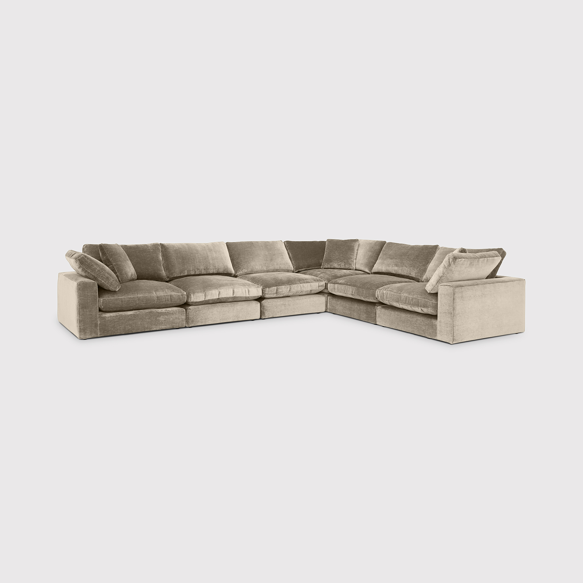 Artenis Modular 3 + 3 Corner Sofa With Footstool | Barker & Stonehouse
