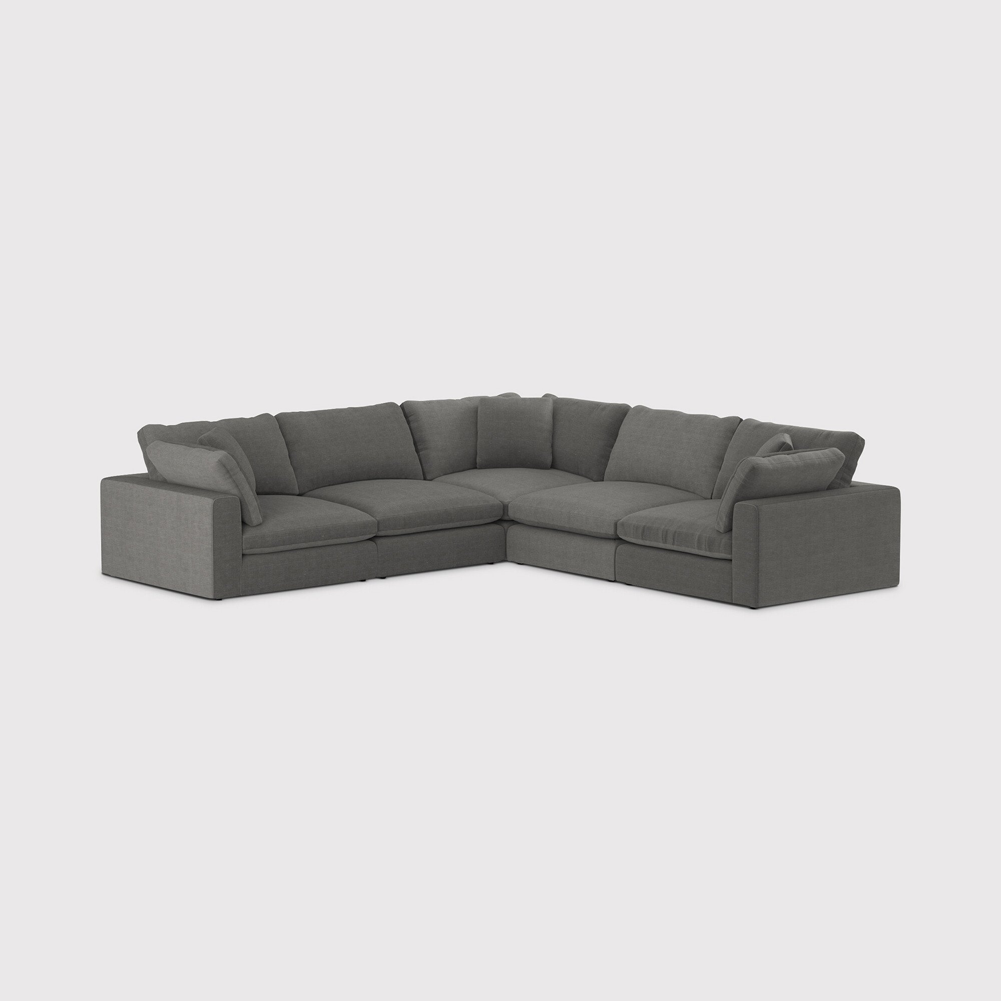 Artenis Modular 3 + 2 Corner Sofa, Grey | Barker & Stonehouse