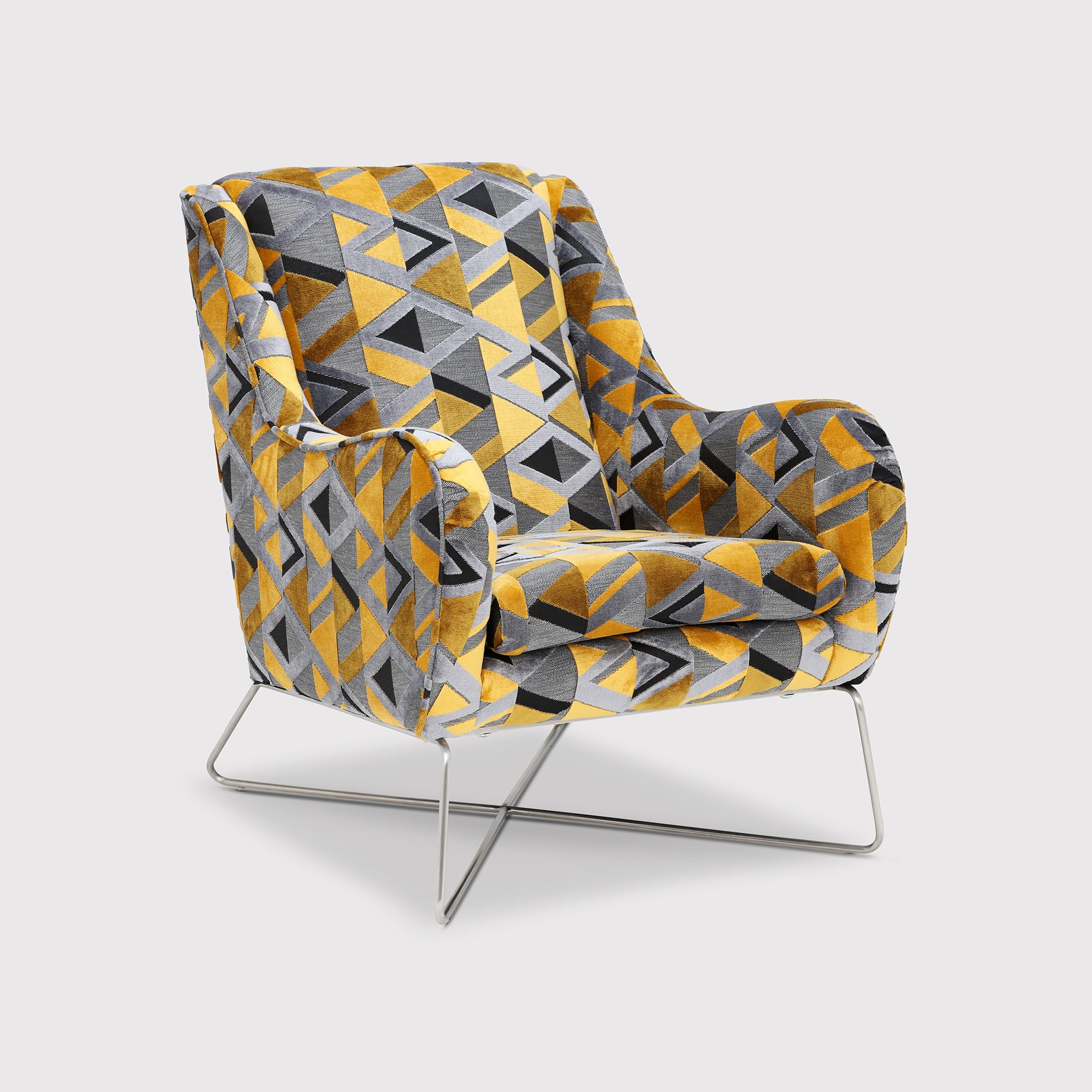Ashton Accent Chair, Yellow | Barker & Stonehouse