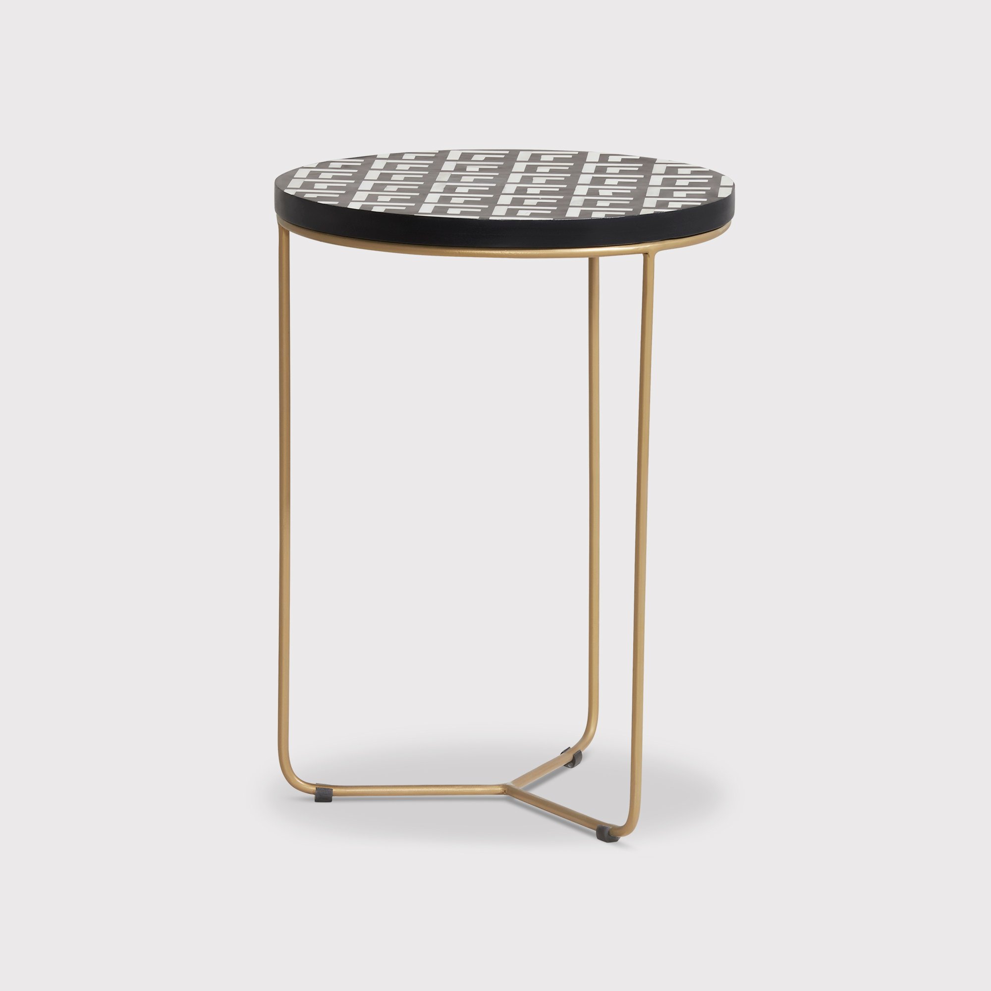 Photo of Amari side table 40cm in round in black