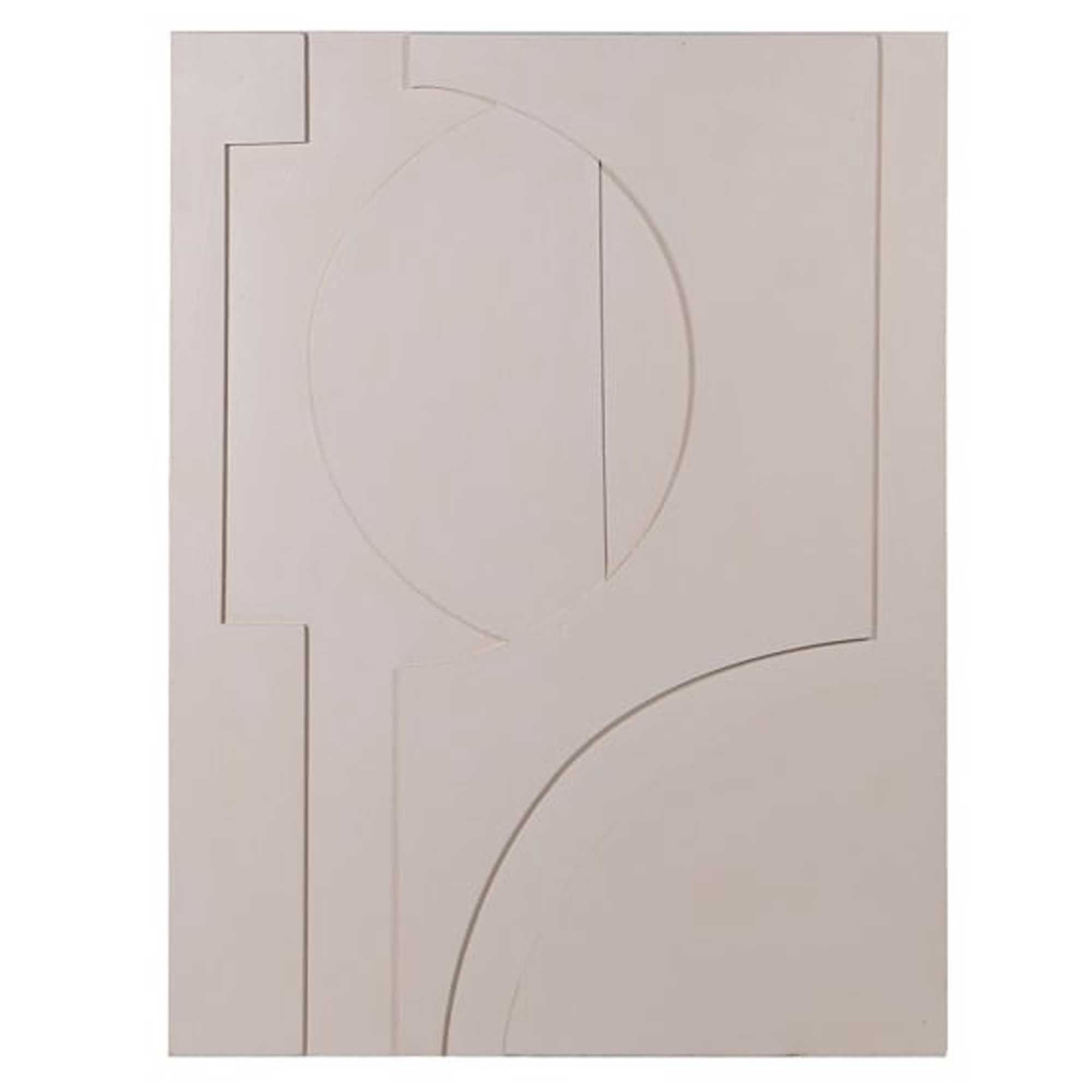 Abstract Curve Canvas Print, Square, Neutral | Barker & Stonehouse