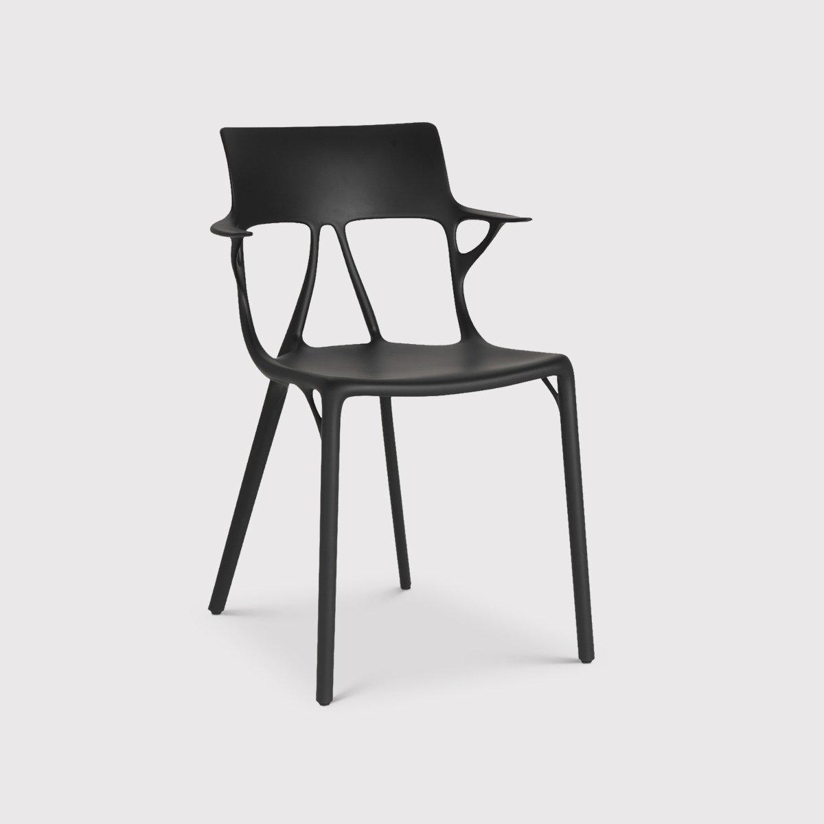Kartell Ai Dining Chair, Black | Barker & Stonehouse