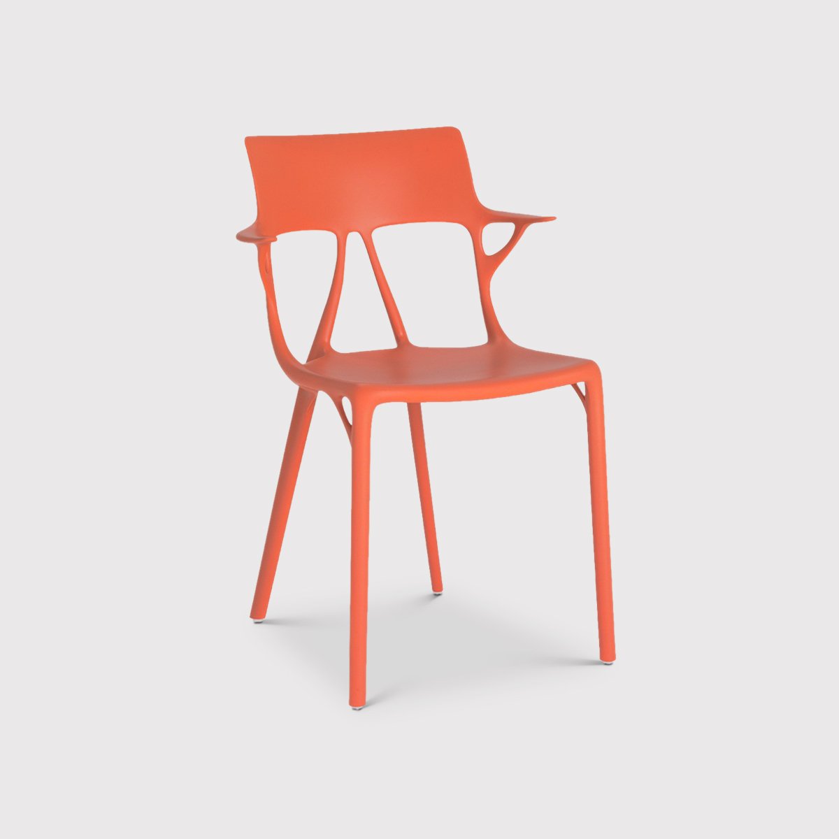 Kartell Ai Dining Chair, Orange | Barker & Stonehouse